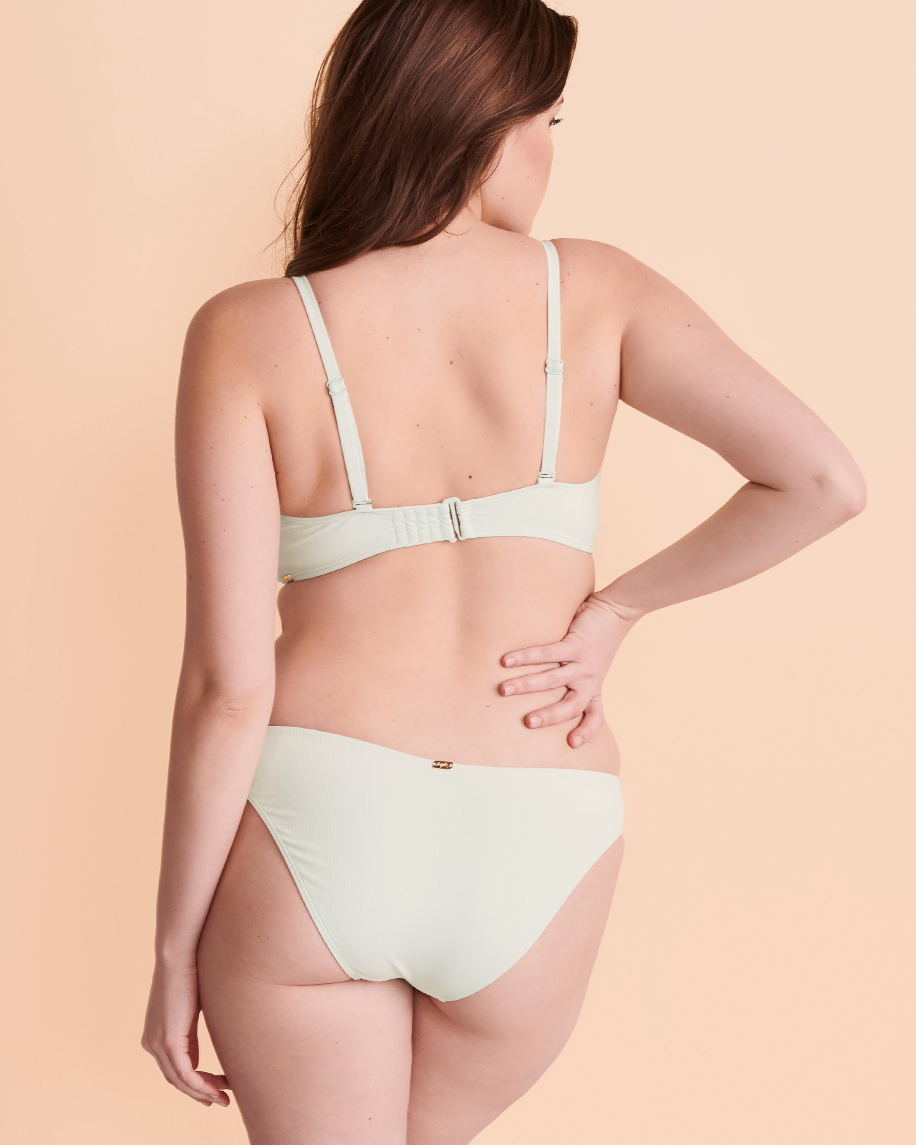 TROPIK Haut de bikini triangle bonnet D RIB Bleu mer 01200015 - View2
