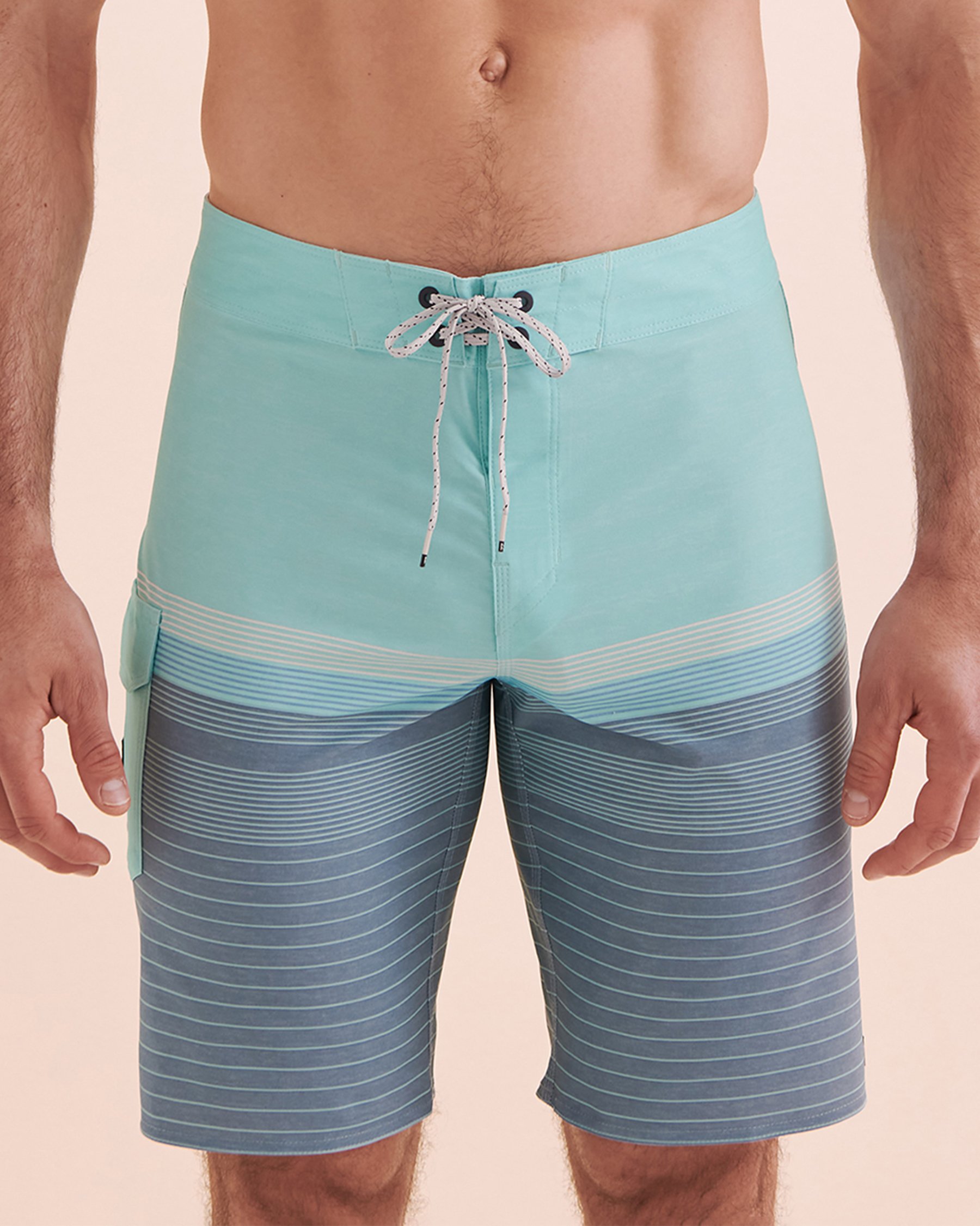 BILLABONG Maillot boardshort All Day Heather Strip Pro Bleu ABYBS00477 - View4