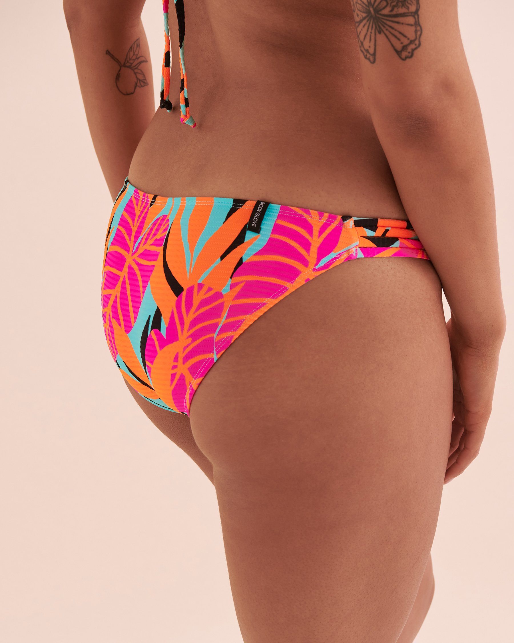 BODY GLOVE Canopy Flirty Surf Low Rise Bikini Bottom Tropical Print 3964141 - View4