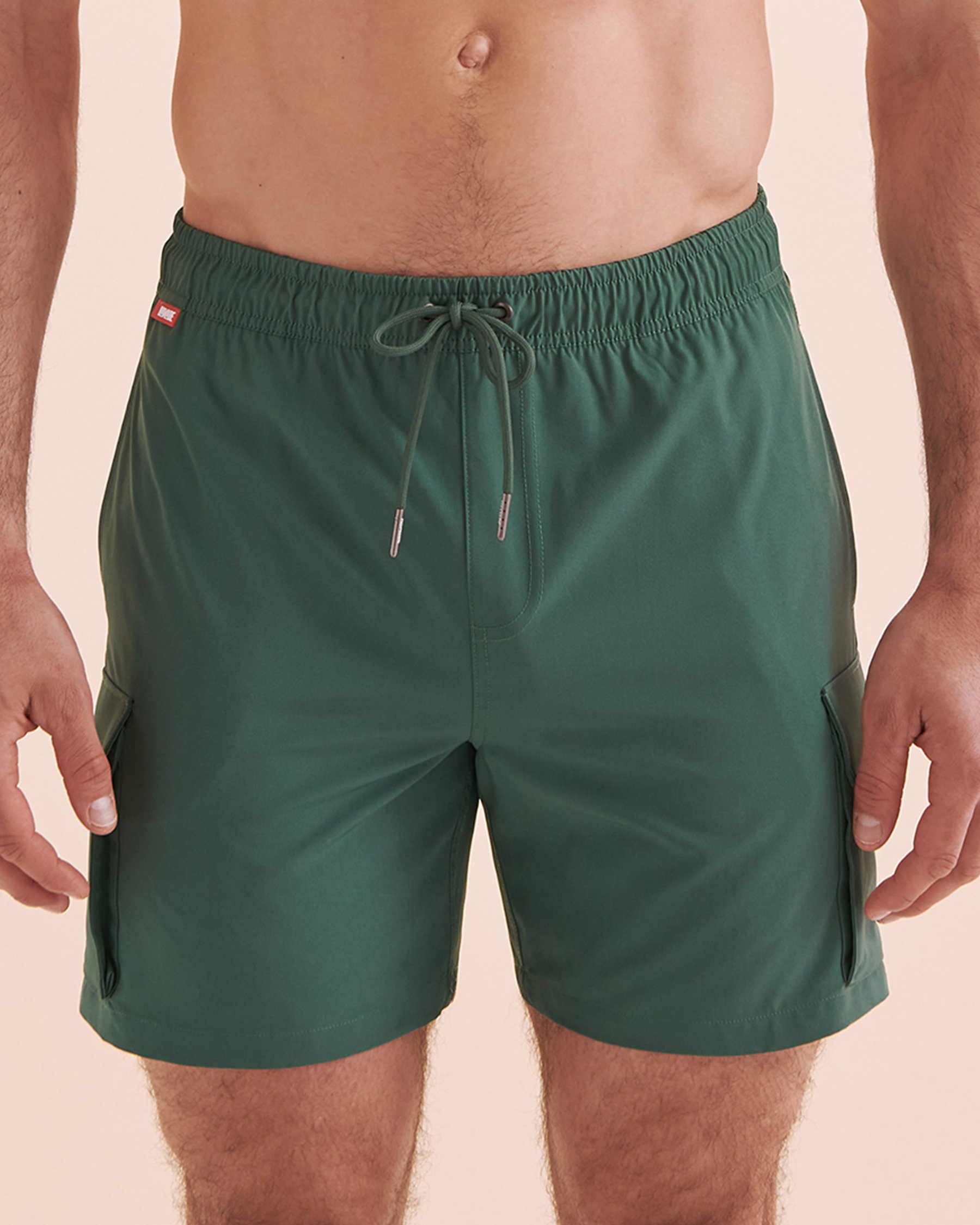 HAMABE Cargo Volley Swimsuit Dark Green 03100034 - View4