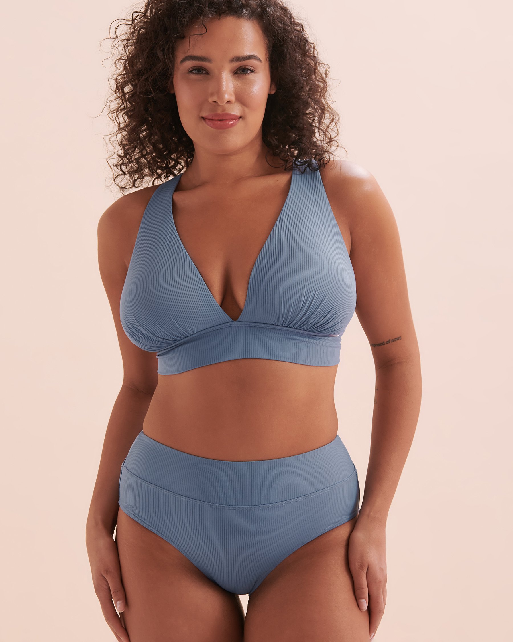 EAU DE SEA Haut de bikini triangle bonnet D Oasis Bleu 01200075 - Voir5