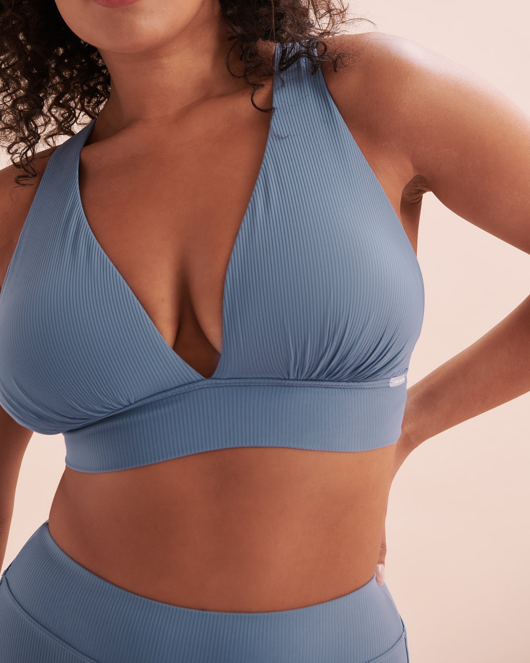 EAU DE SEA Haut de bikini triangle bonnet D Oasis Bleu 01200075 - Voir8