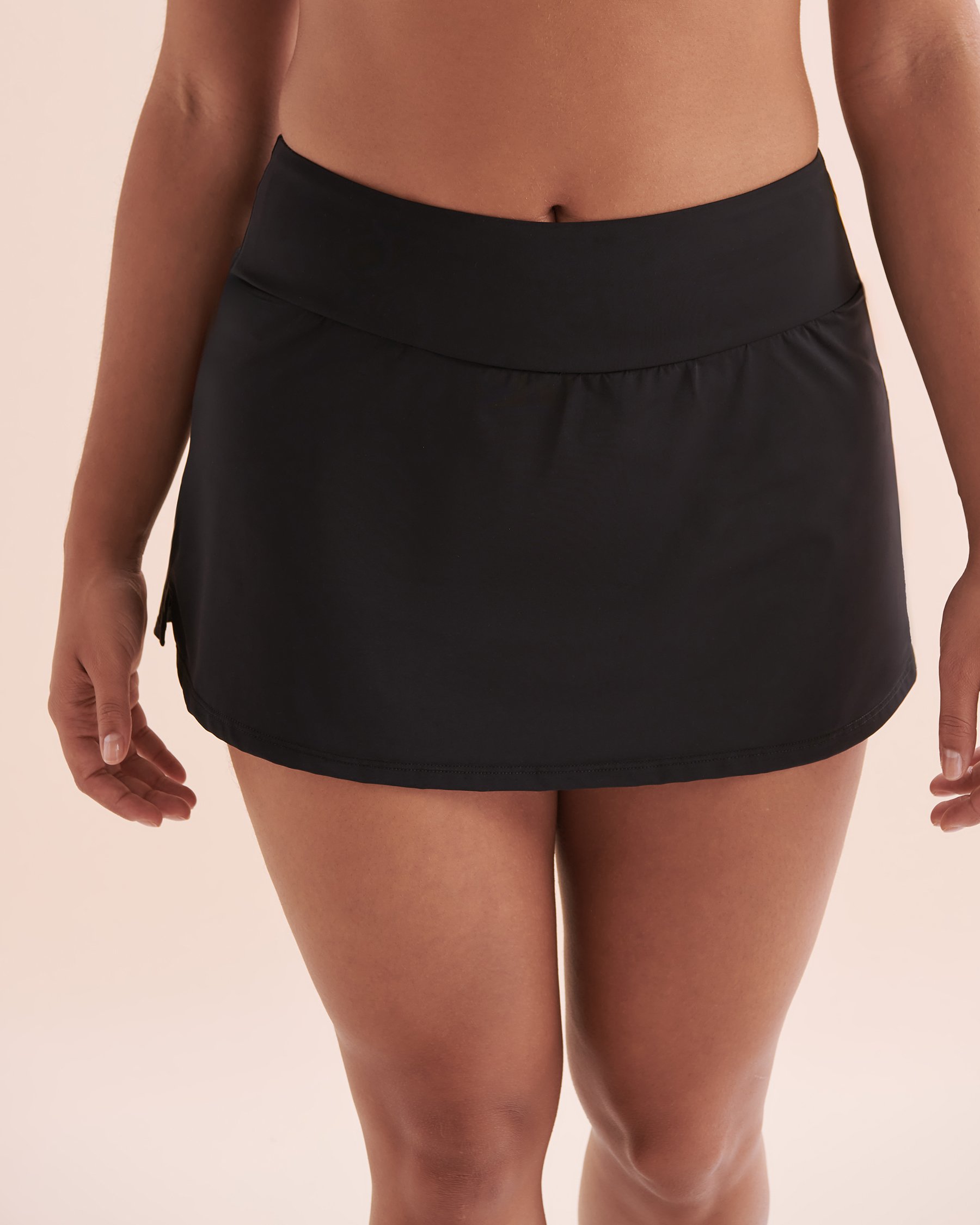 EAU DE SEA Bas de bikini jupe taille haute Noir 01300332 - Voir1
