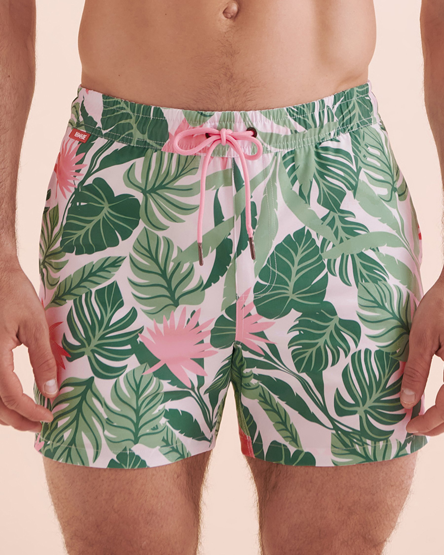 HAMABE Volley Swimsuit Tropical Green 03100035 - View6