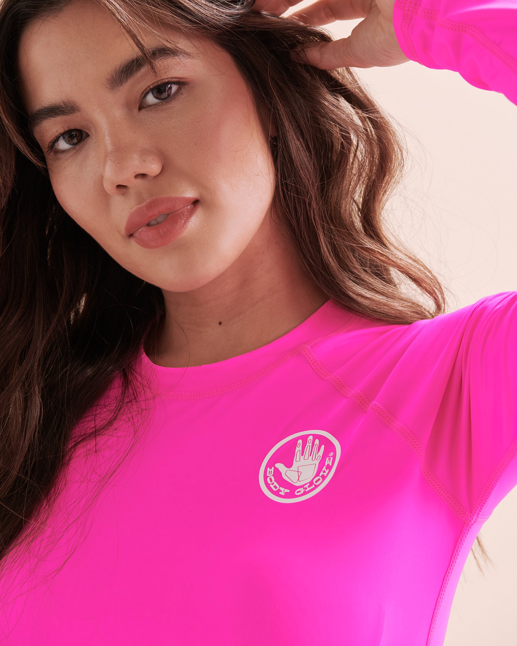 BODY GLOVE Rashguard manches longues Let It Be Rose néon 39506744A - View6