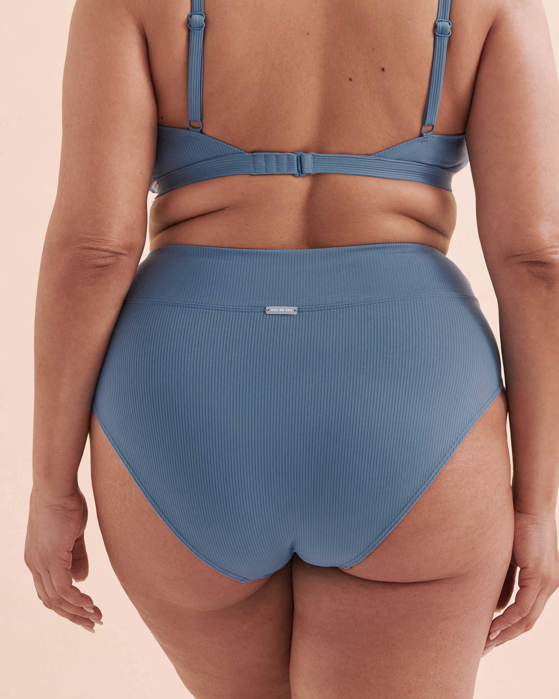 EAU DE SEA Oasis High Waist Bikini Bottom Blue 01300330 - View11