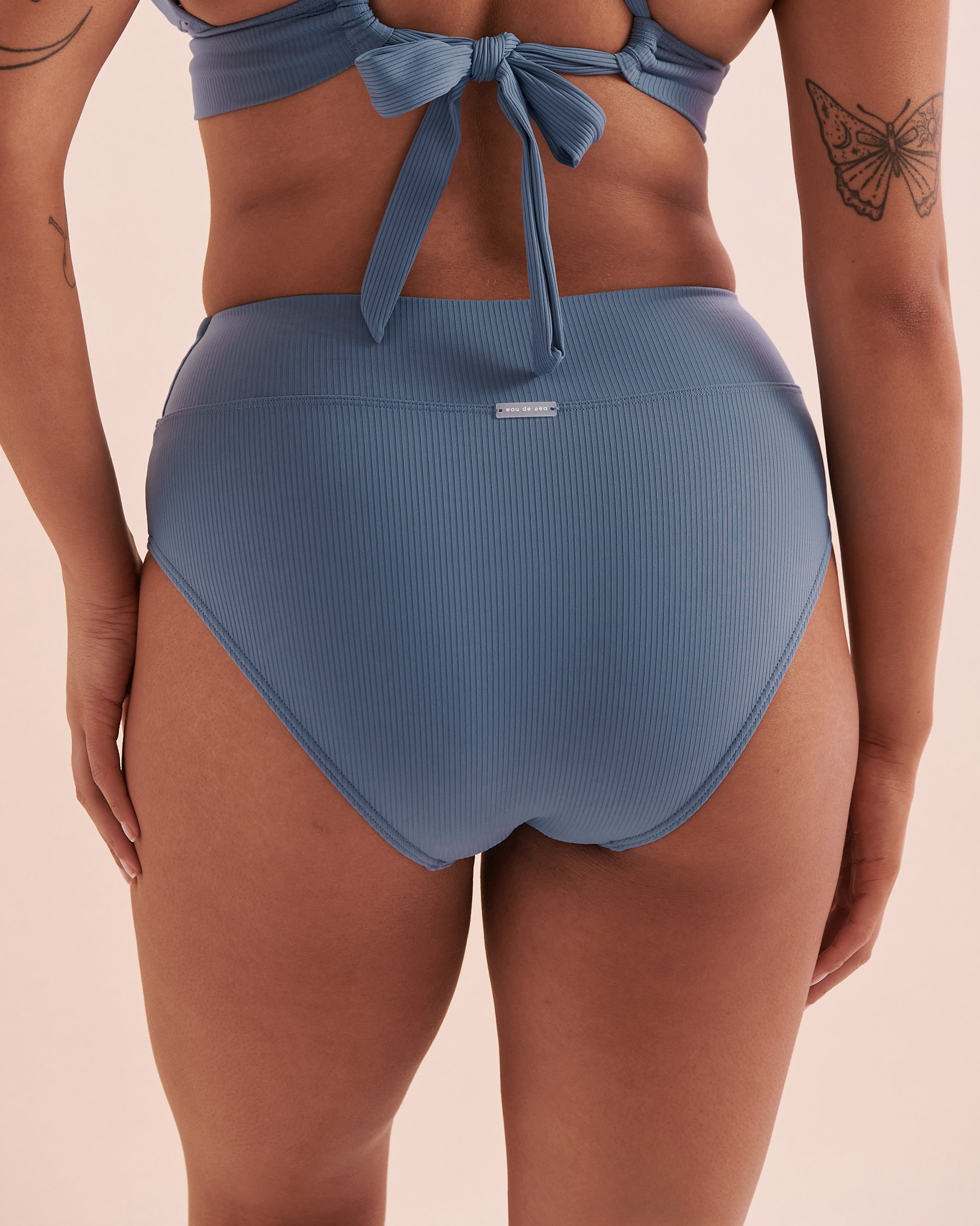 EAU DE SEA Oasis High Waist Bikini Bottom Blue 01300330 - View7