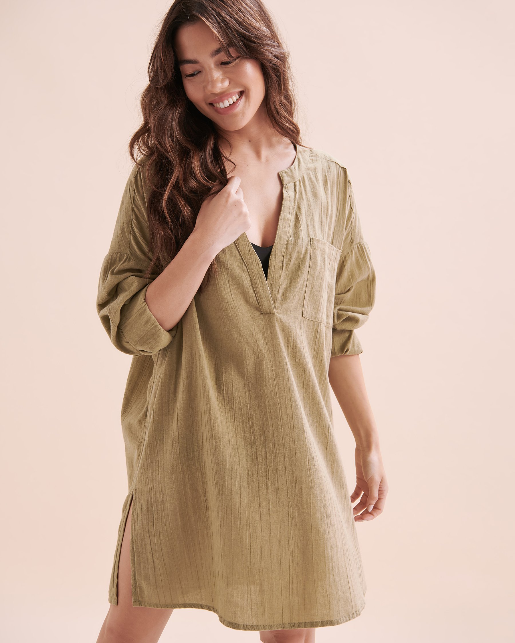 O'NEILL Chemise longue manche Belizin Vert pâle SP3404035 - Voir1