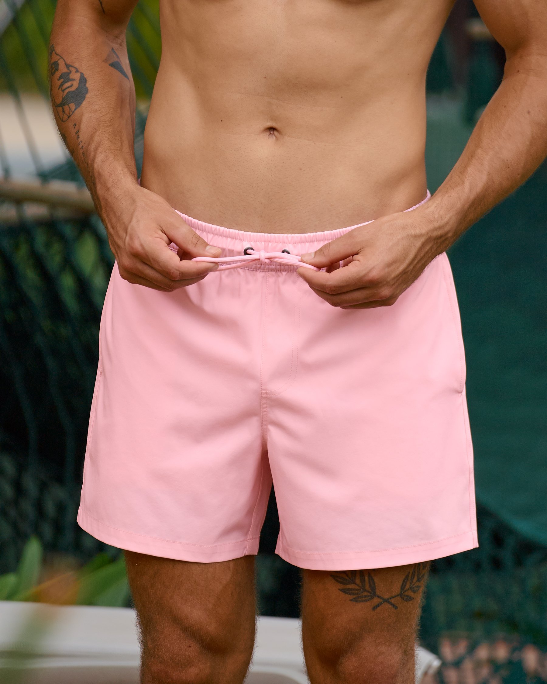 HAMABE Volley Swimsuit Pink 03100035 - View2