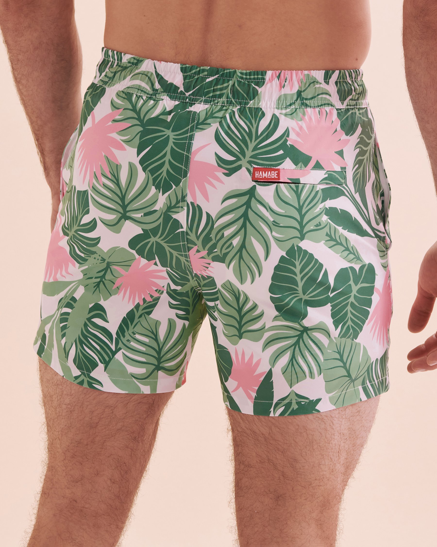 HAMABE Volley Swimsuit Tropical Green 03100035 - View7