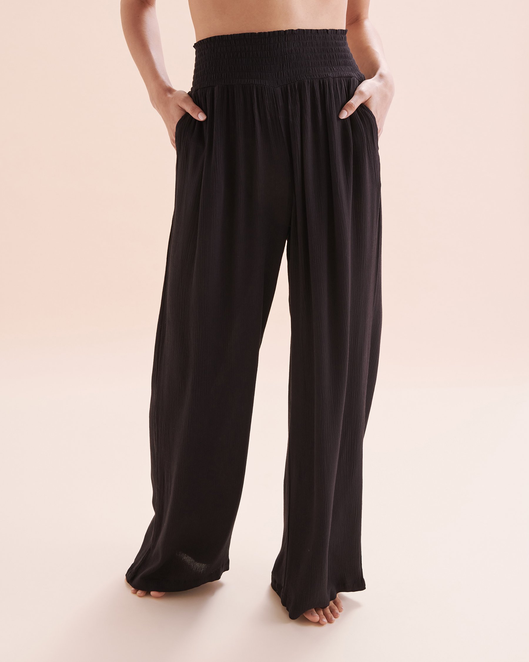 TROPIK Wide Leg Pants Black 02200063 - View3
