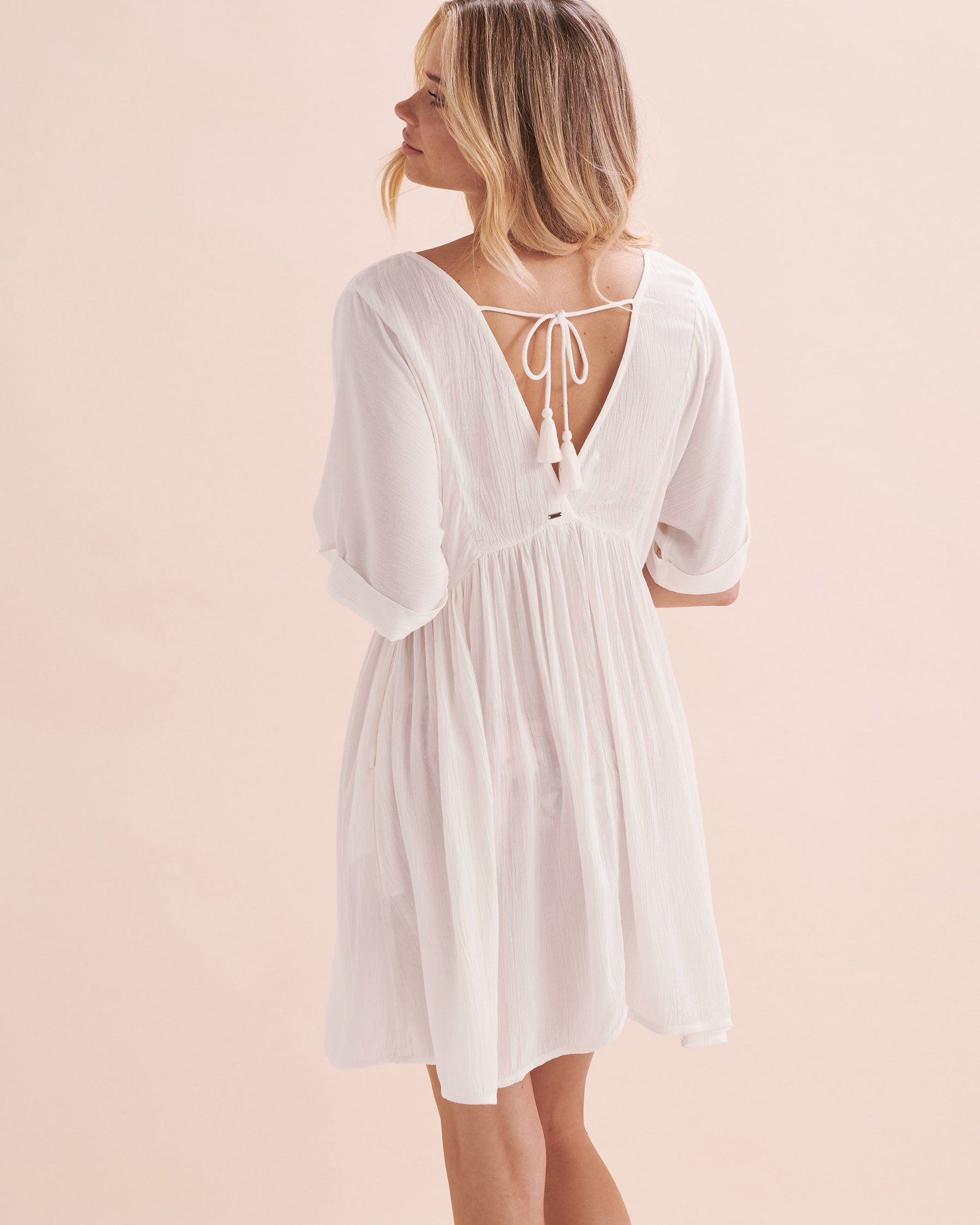 O'NEILL Rosemary Short Sleeve Dress White FA4416035 - View2