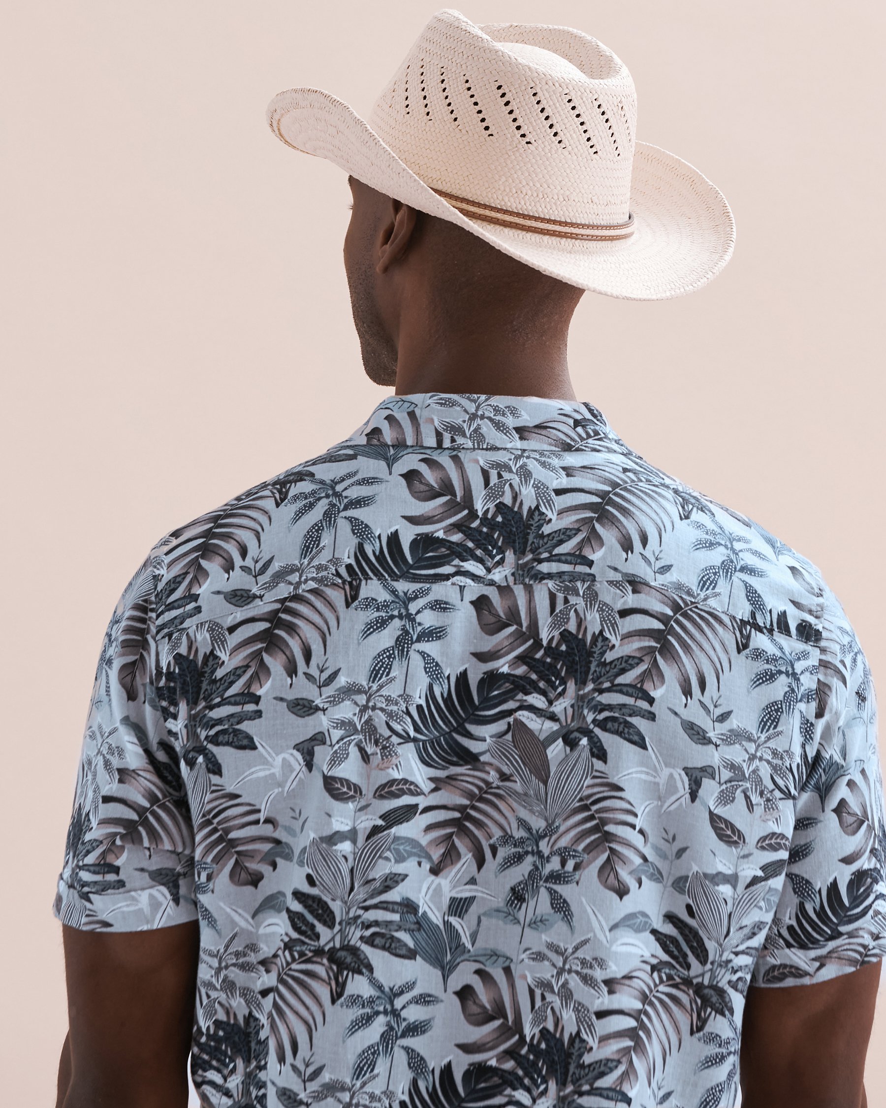 FINDS Chapeau de paille Panama Beige LA412-12674 - View2