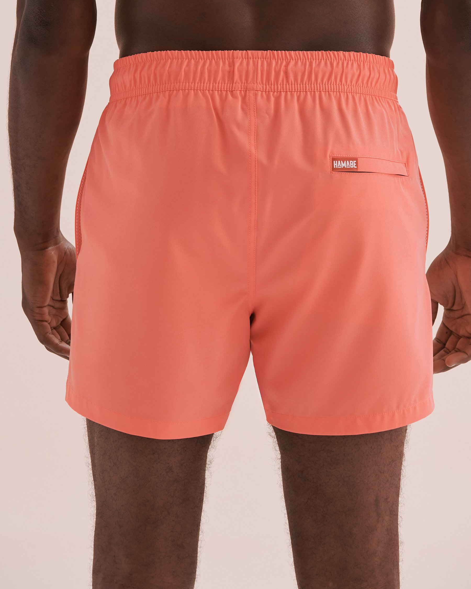 HAMABE Volley Swimsuit Orange Coral 03100037 - View5