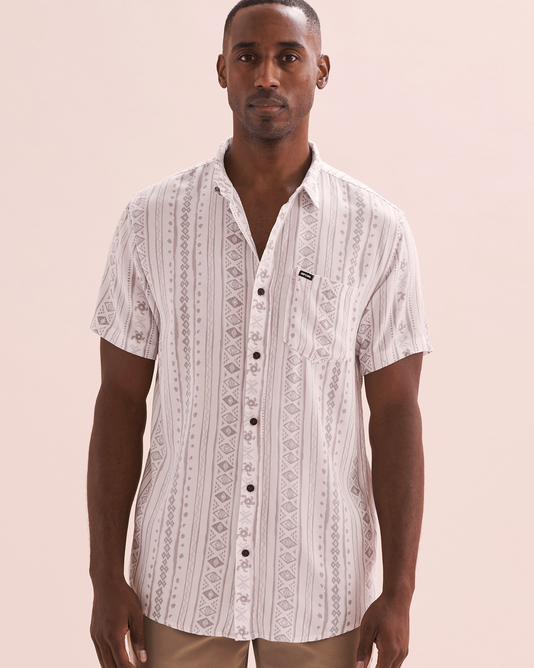 RIP CURL Fun Times Short Sleeve Shirt White/Print 03QMSH - View4