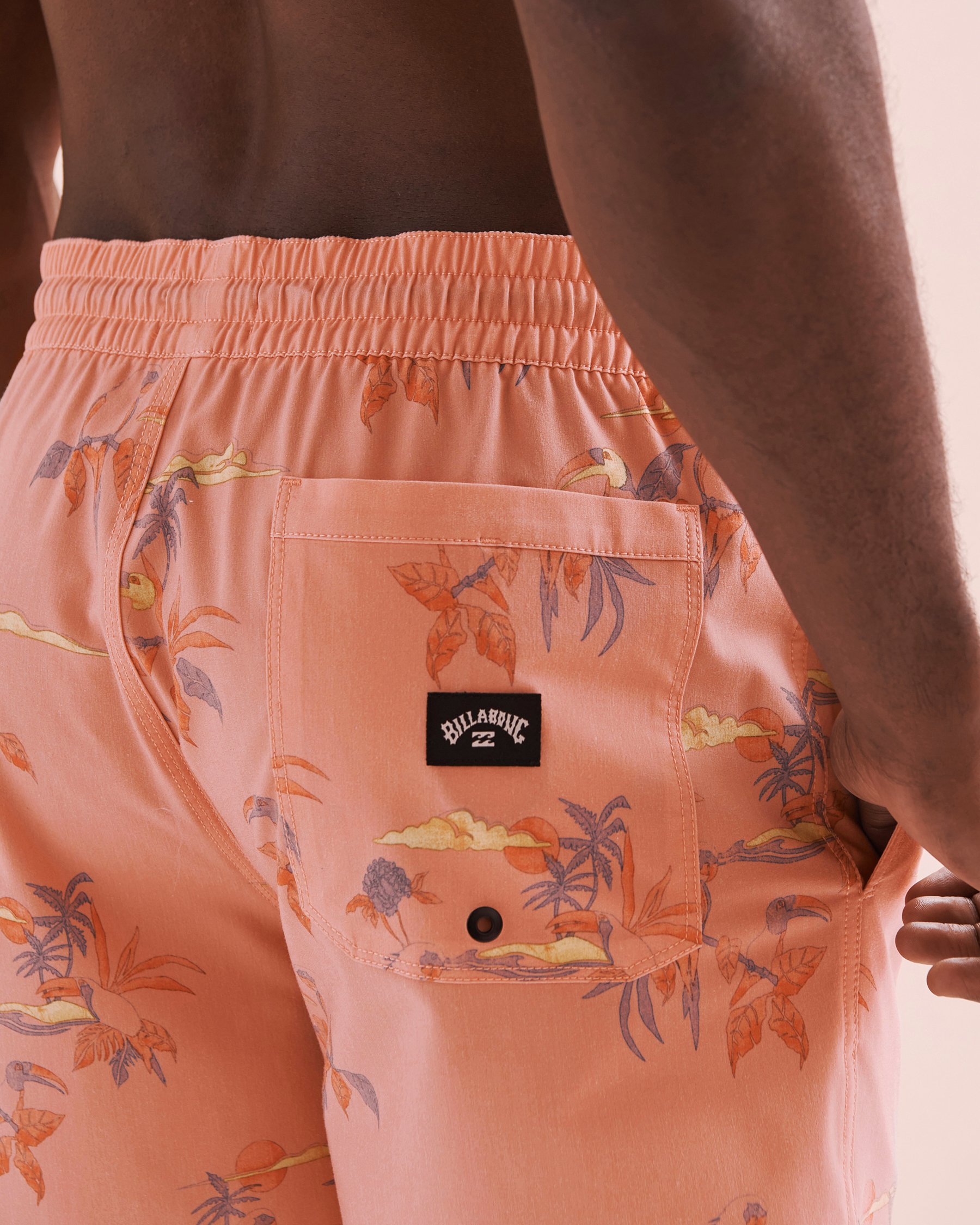 BILLABONG Good Times Layback Volley Swimsuit Pink 24A250400 - View3