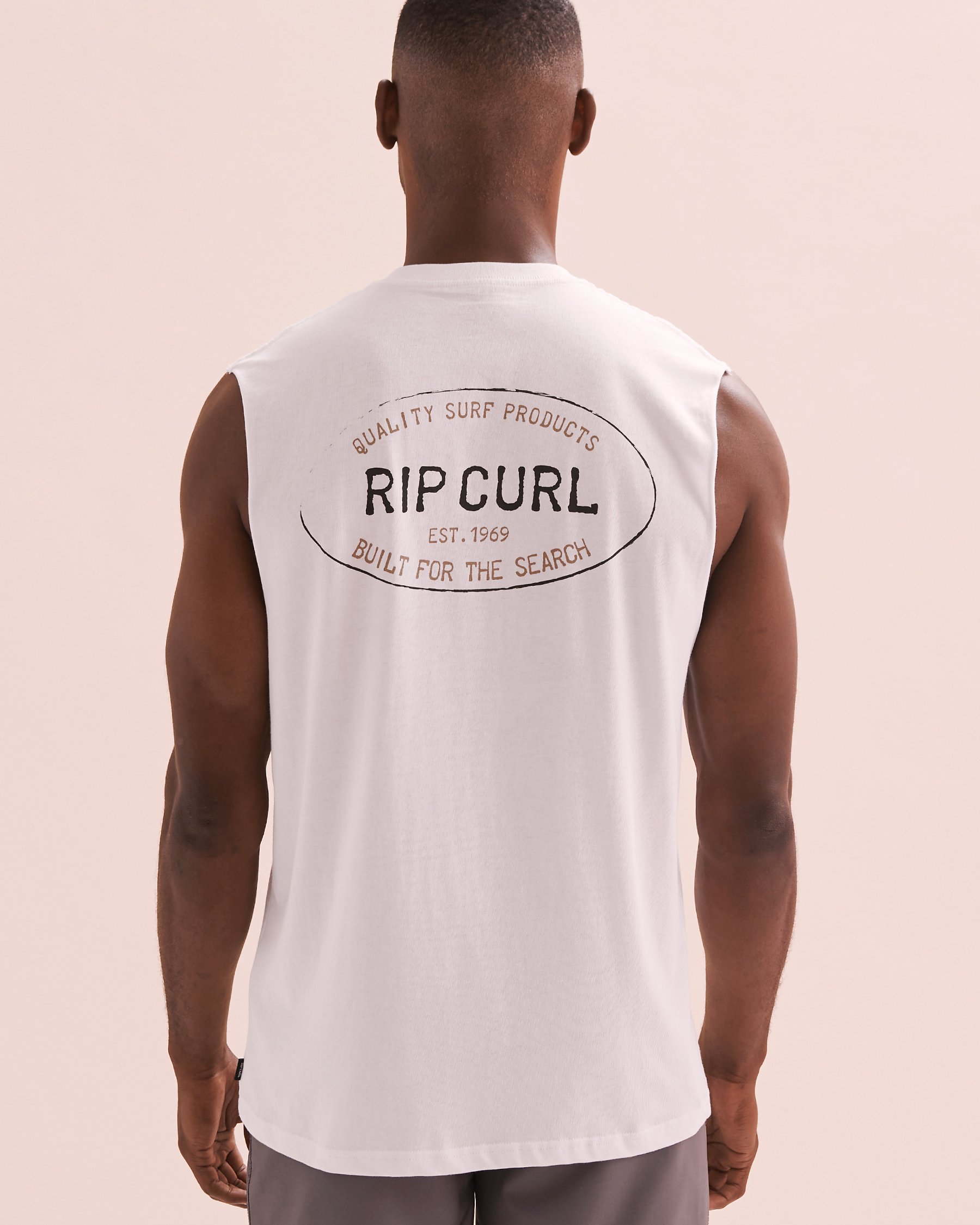 RIP CURL Camisole Hallmark Muscle Blanc 0L0MTE - Voir2