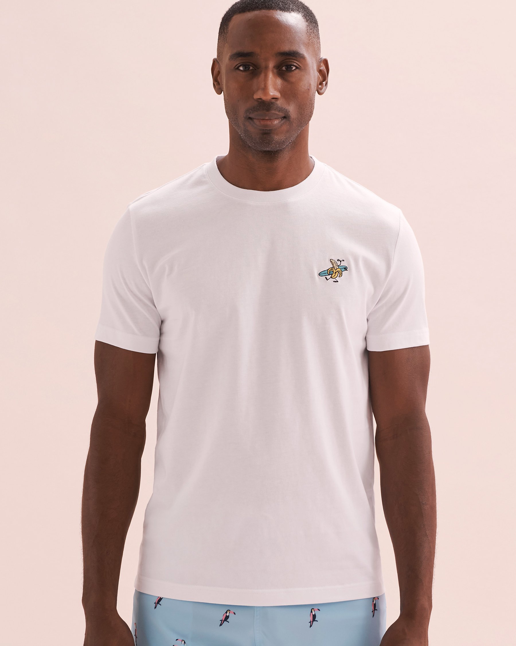 BERMIES T-shirt Surf Banana Blanc SURF BANANA - View7