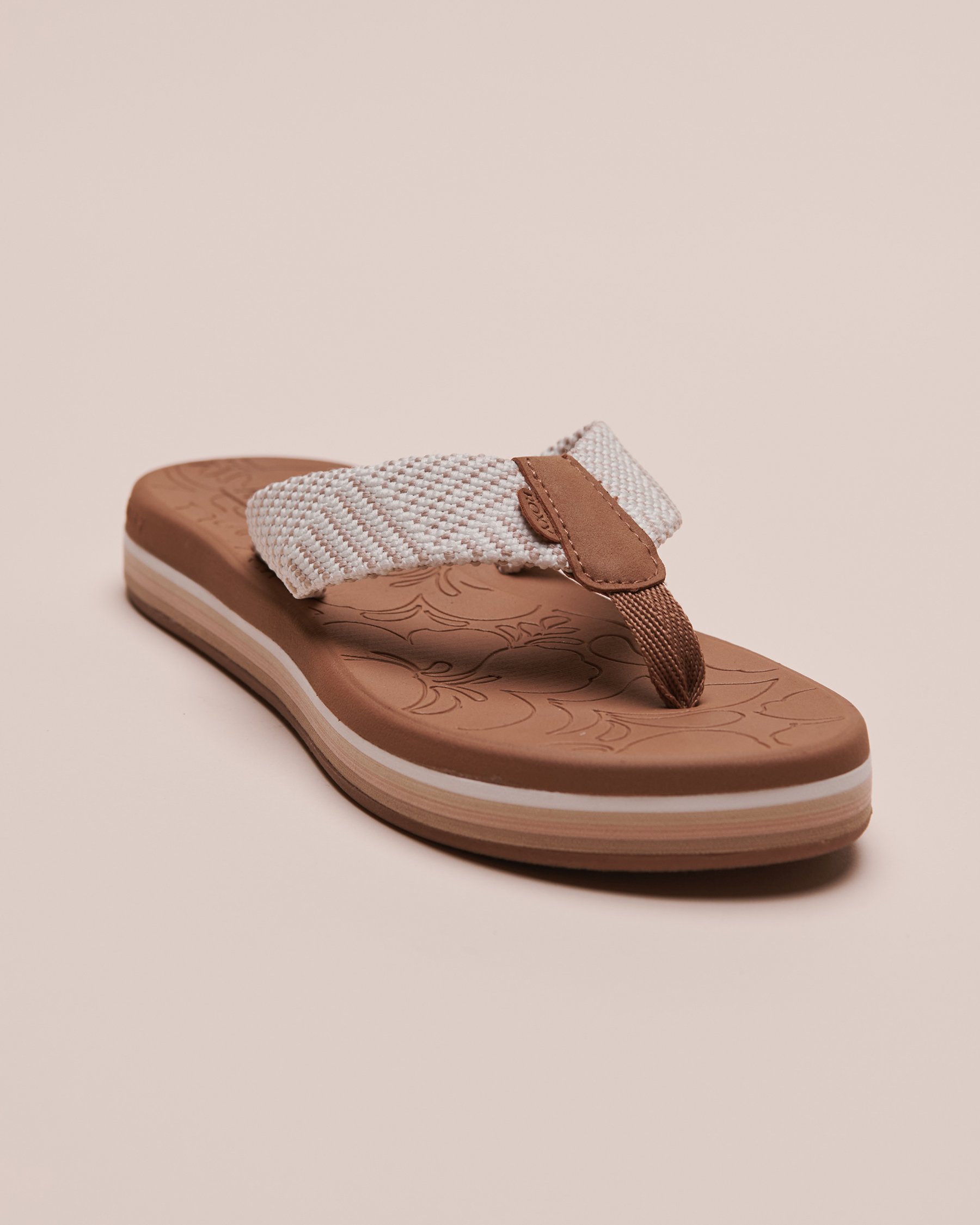 ROXY Colbee Hi Flip-Flops Beige/White 13889961 - View5