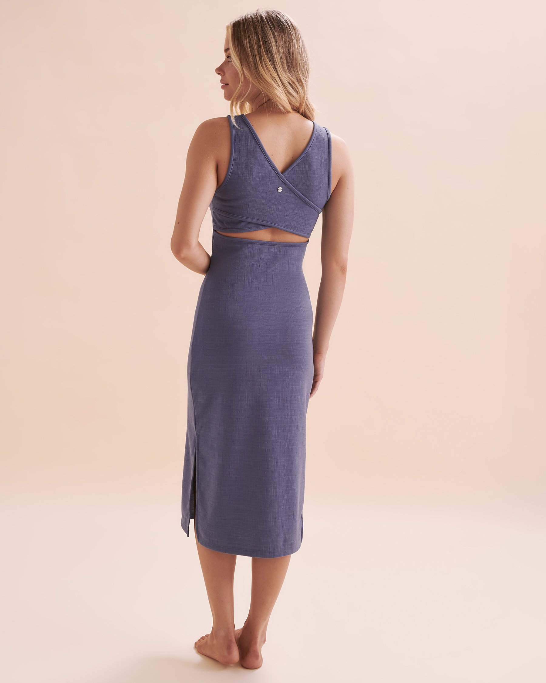 ROXY Robe longue Good Keepsake Bleu côtier RD10411AA200 - Voir2