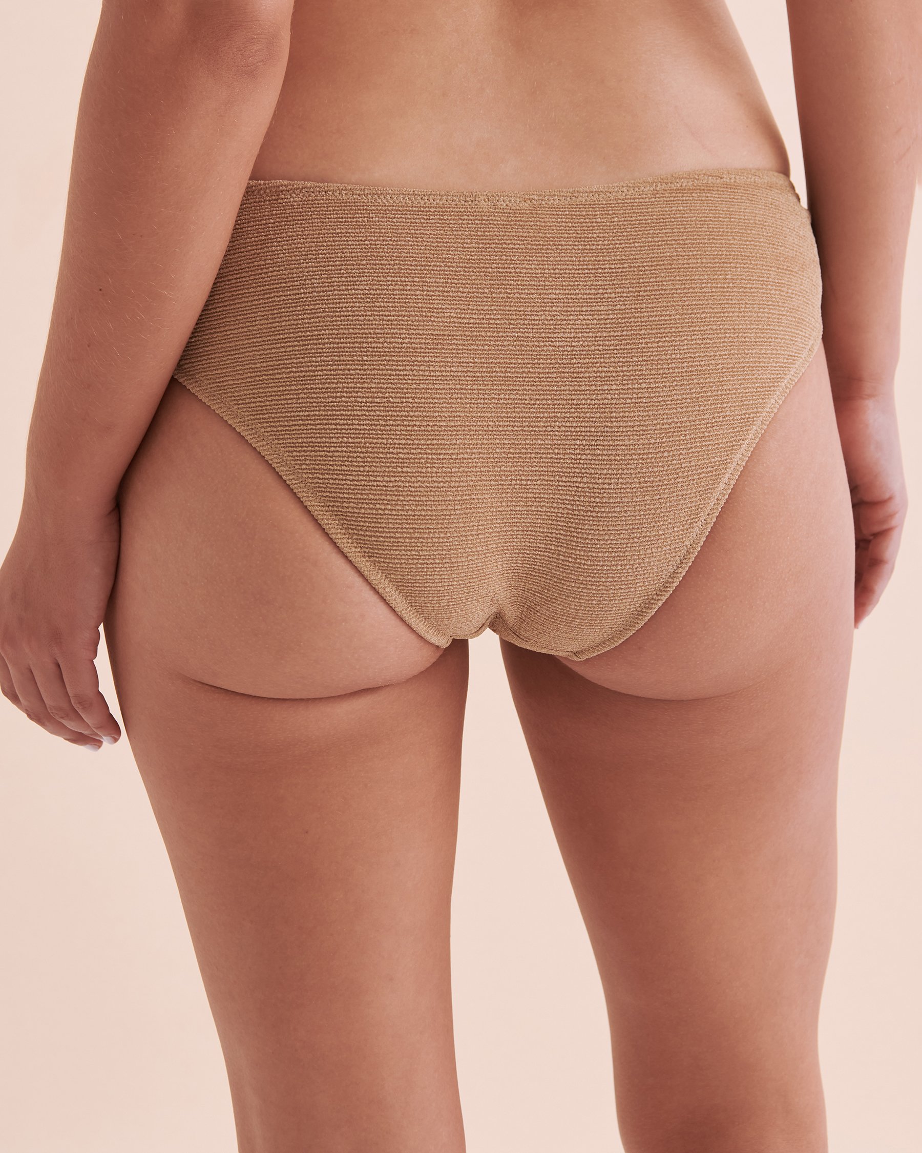 SANTEMARE Bas de bikini texturé Samana Sable beige 01300347 - Voir7