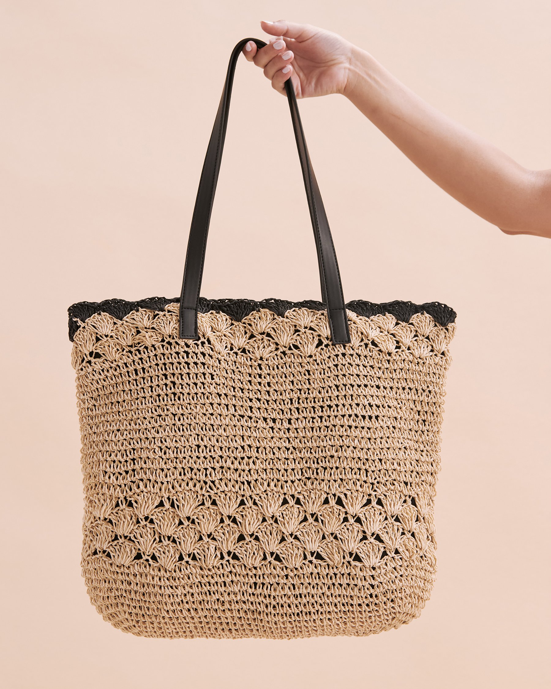 SARAJANE Sac en paille Paille beige 24SJ2109 - Voir3