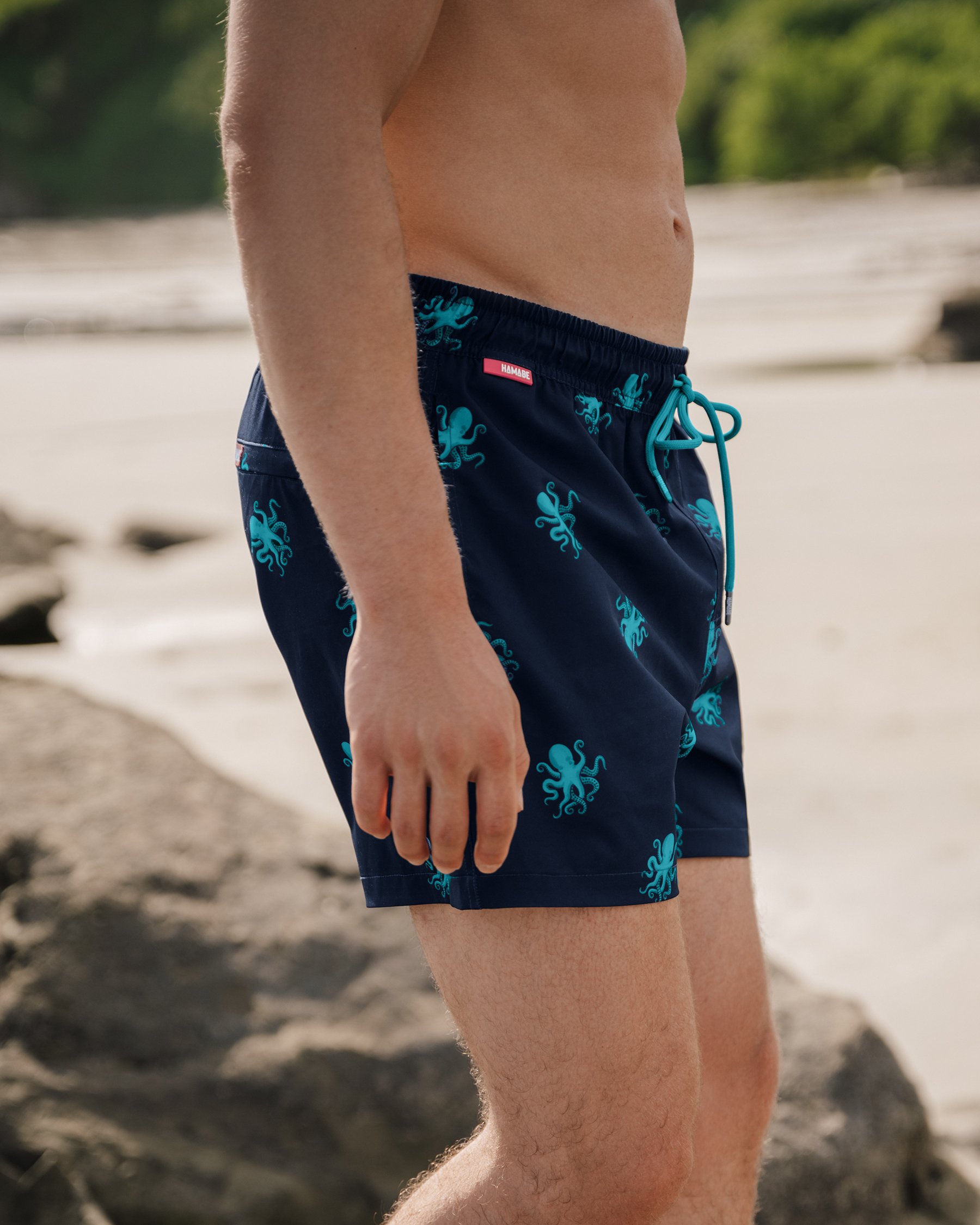 HAMABE Maillot volley Pieuvre bleue 03100037 - View3