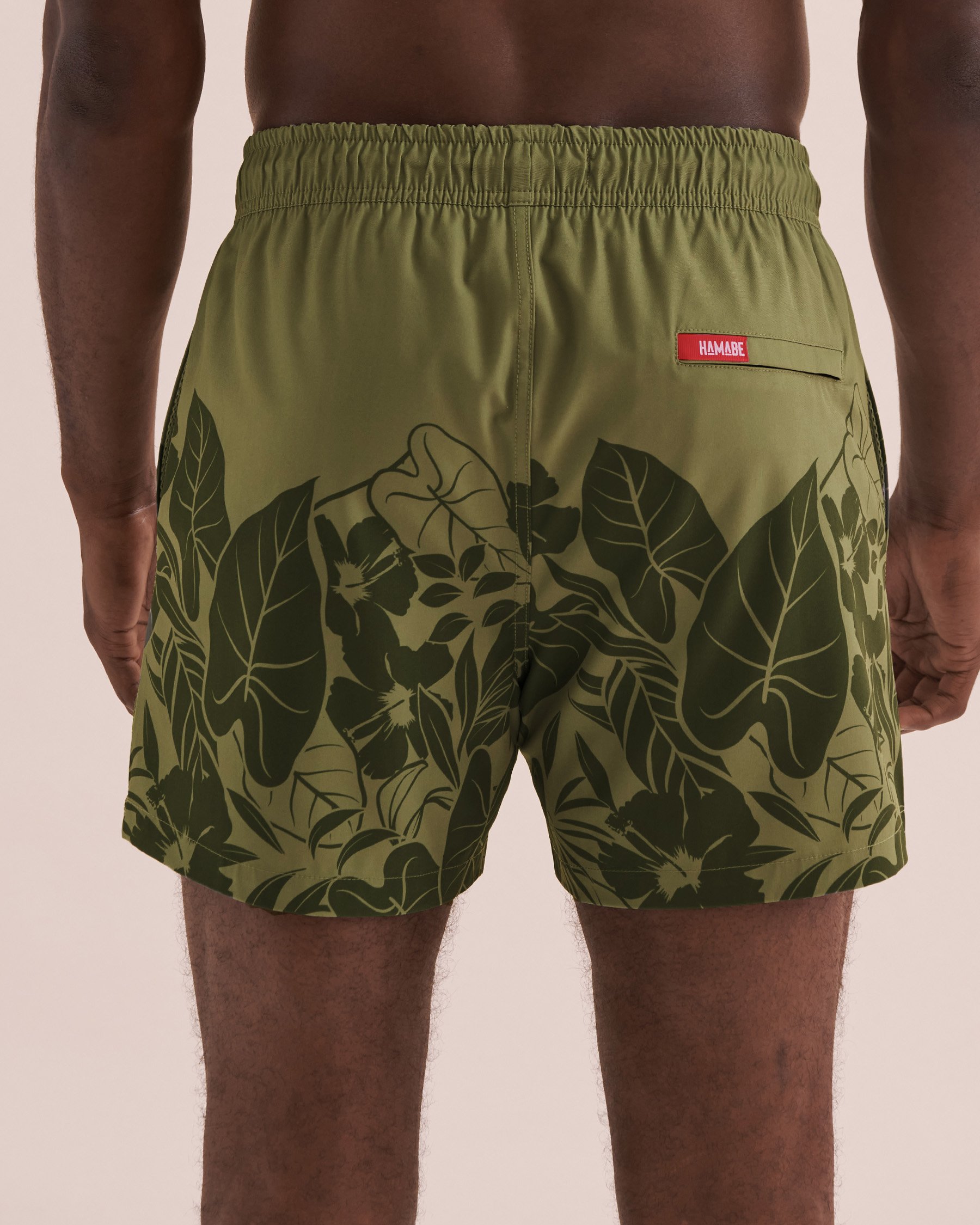 HAMABE Volley Swimsuit Green Jungle 03100037 - View2