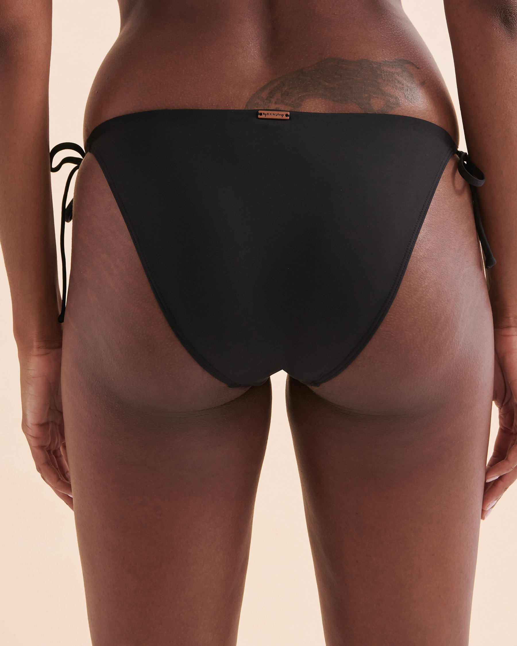 MY BIKINI STORY Baywatch Side Tie Bikini Bottom Black 01300259 - View2