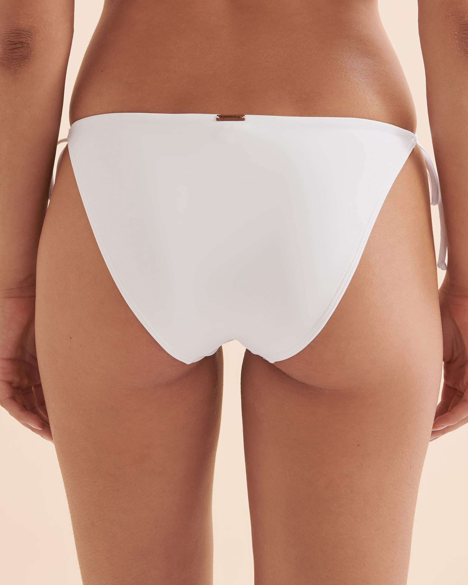 MY BIKINI STORY Bas de bikini noué aux hanches Baywatch Blanc éclatant 01300259 - View3