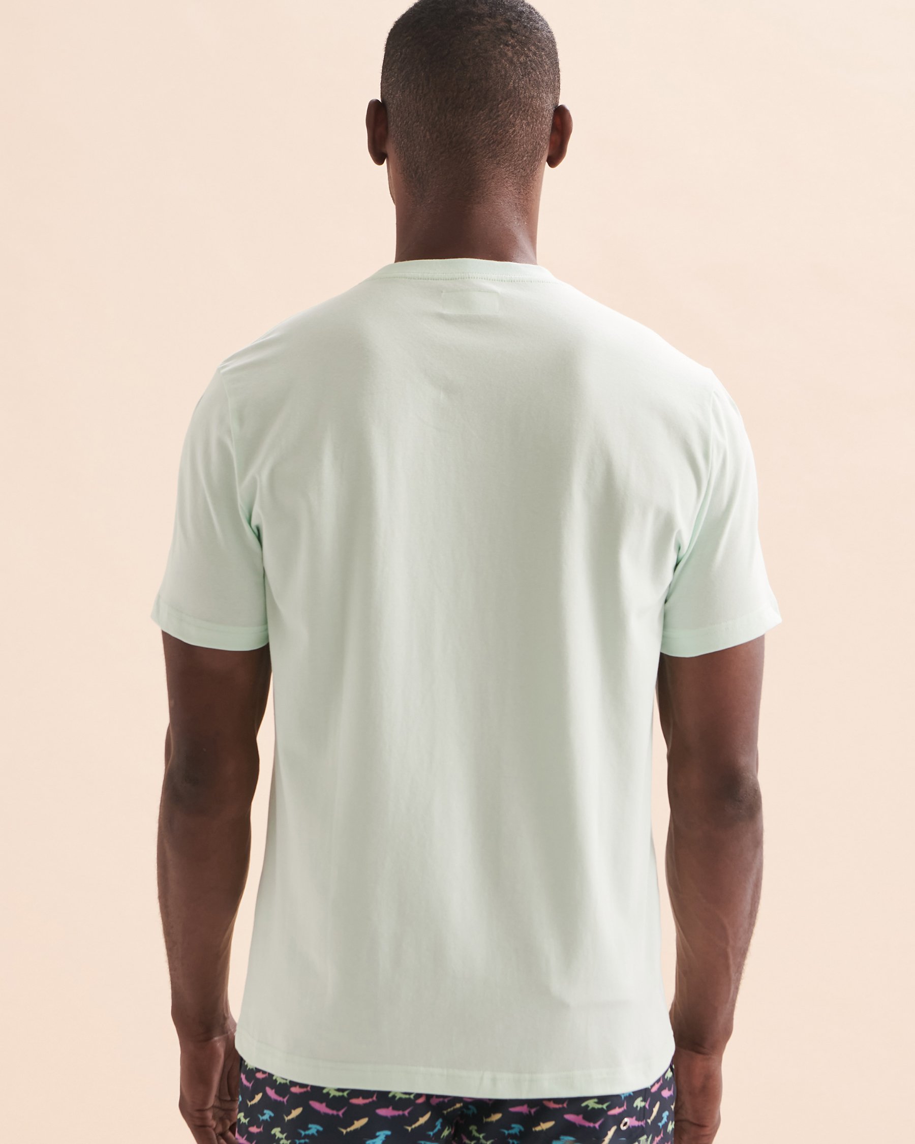 BERMIES T-shirt en coton Croc Vert CROC-TSH - Voir4