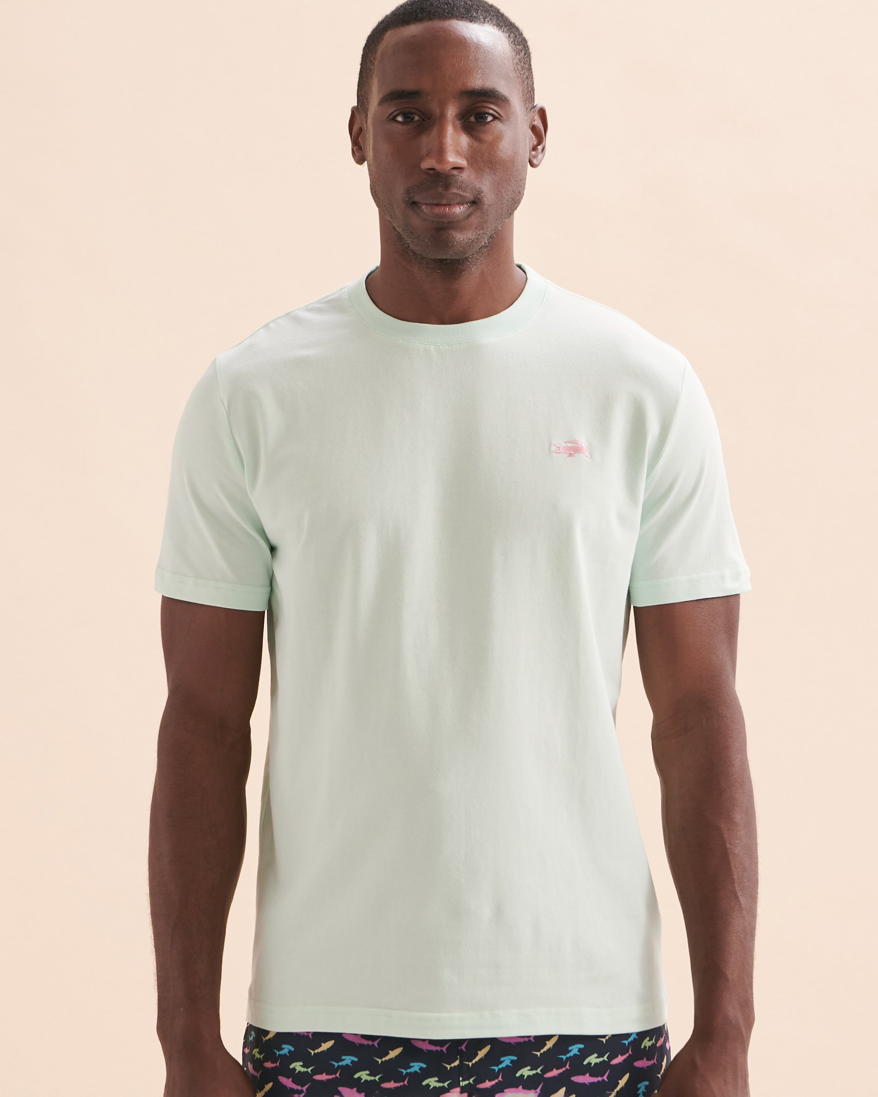 BERMIES T-shirt en coton Croc Vert CROC-TSH - Voir5