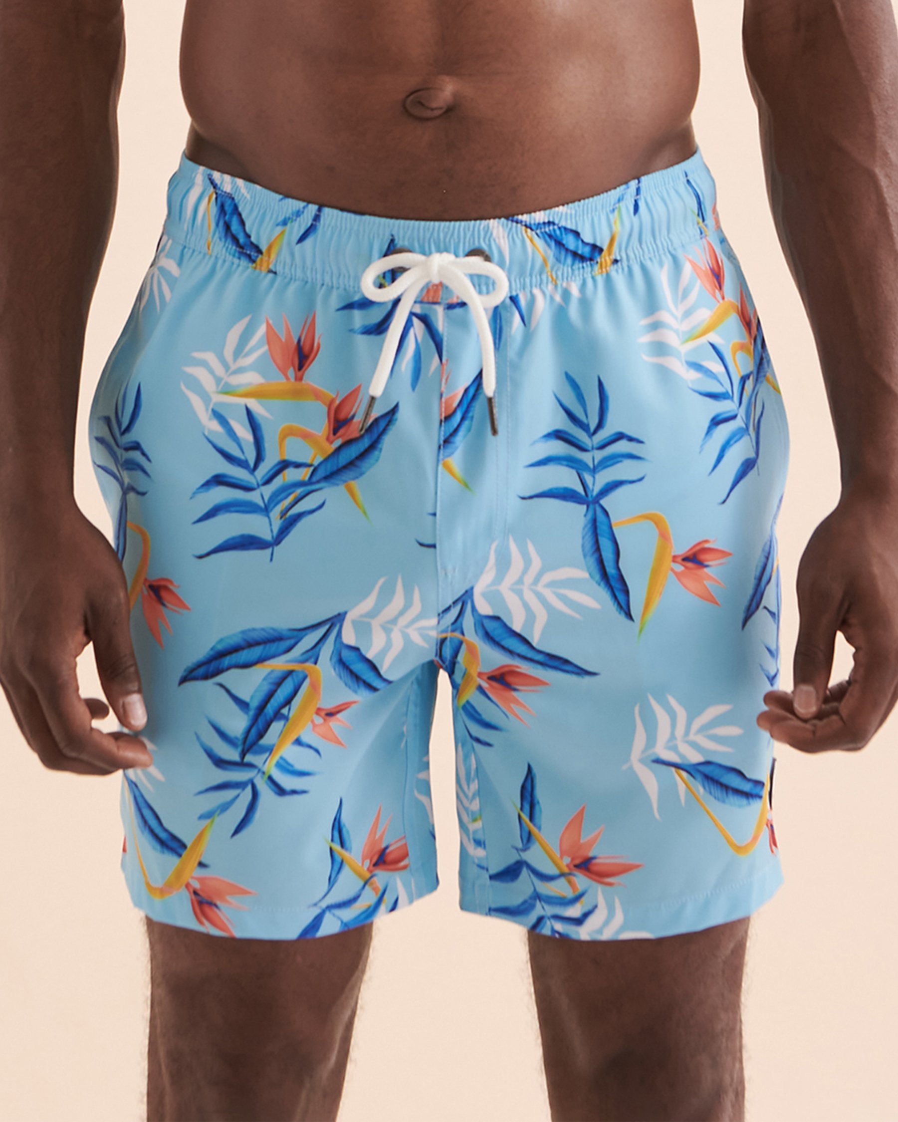 ISLANDHAZE Blue Bird Volley Swimsuit Tropical Blue MB424021 - View3