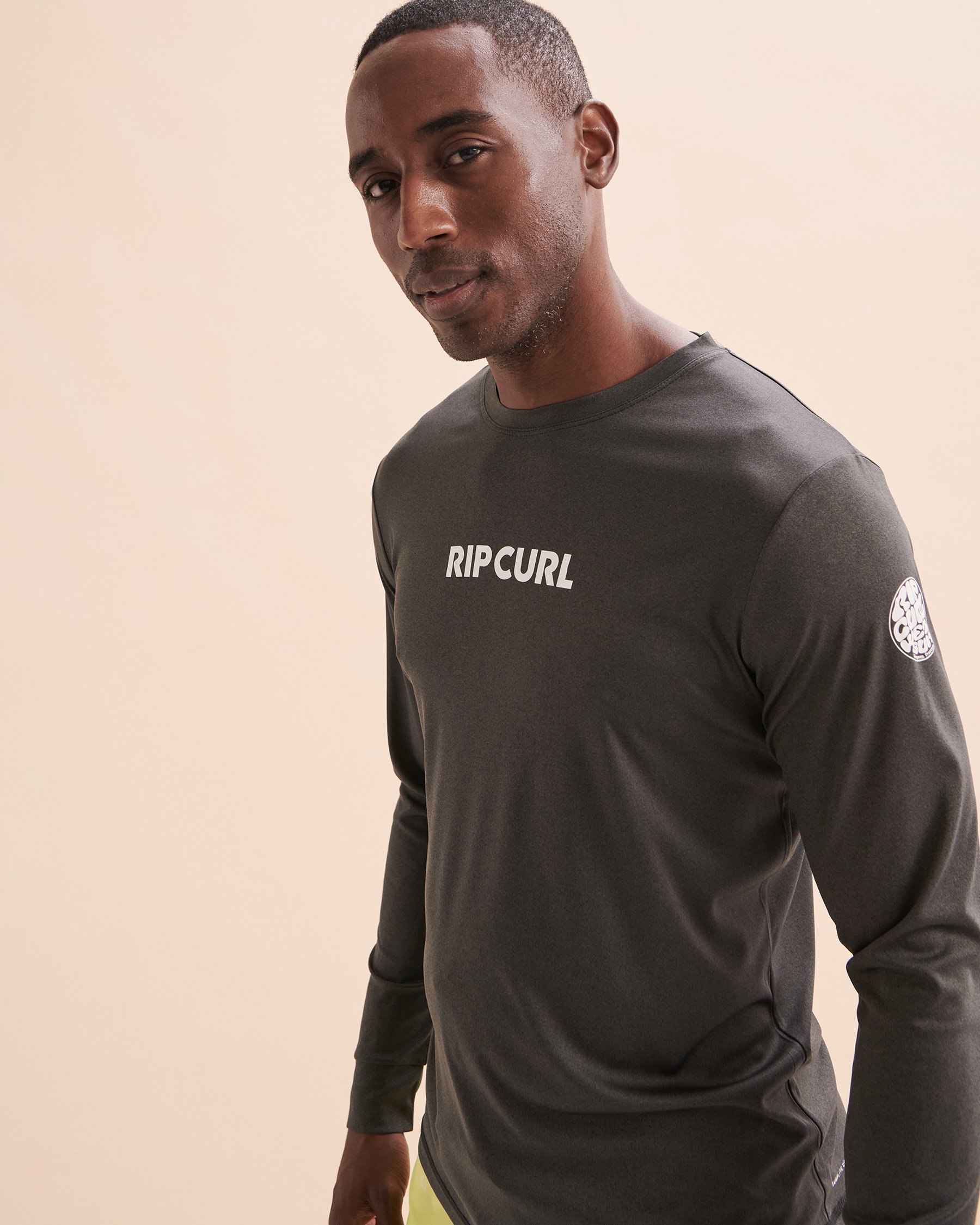 RIP CURL Dawn Patrol Rashguard manches longues UV Noir 151MRV - Voir3