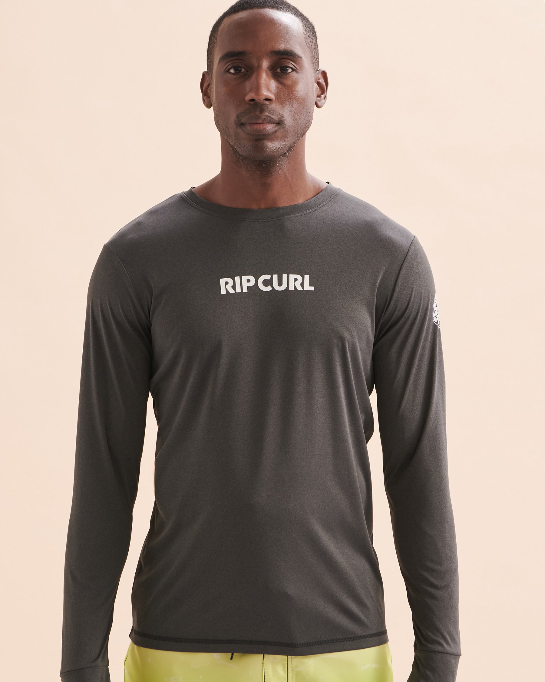 RIP CURL Dawn Patrol Rashguard manches longues UV Noir 151MRV - Voir4