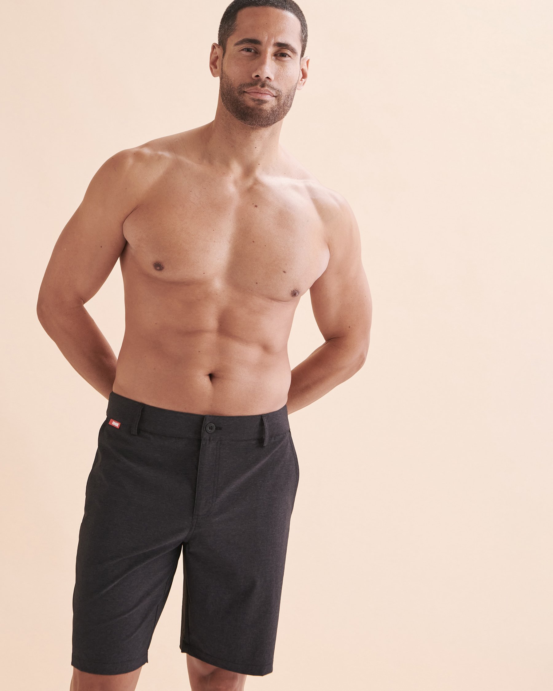 HAMABE Hybrid Shorts Black 03100020 - View5