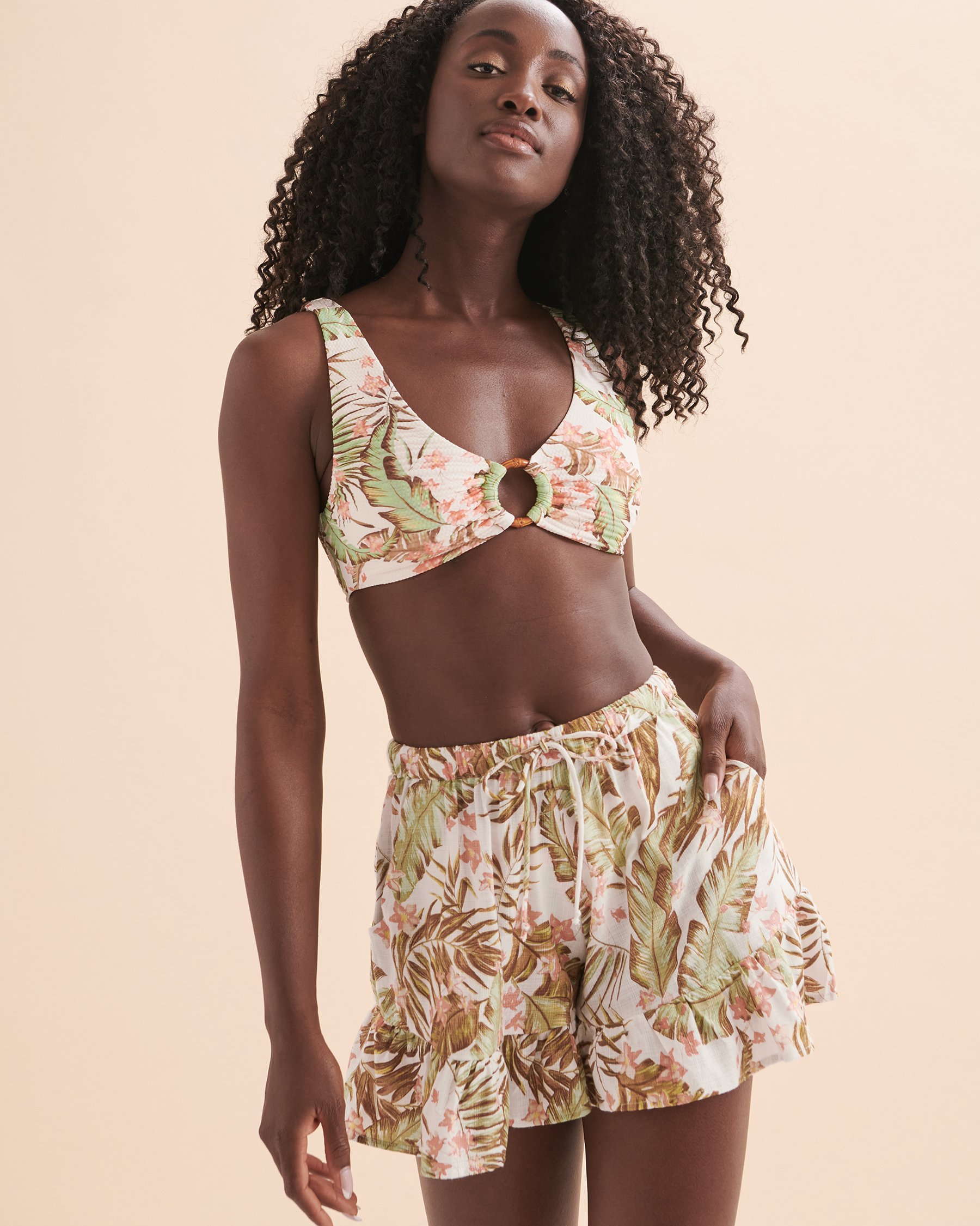 RIP CURL La Quinta Shorts Off White 02BWWS - View3