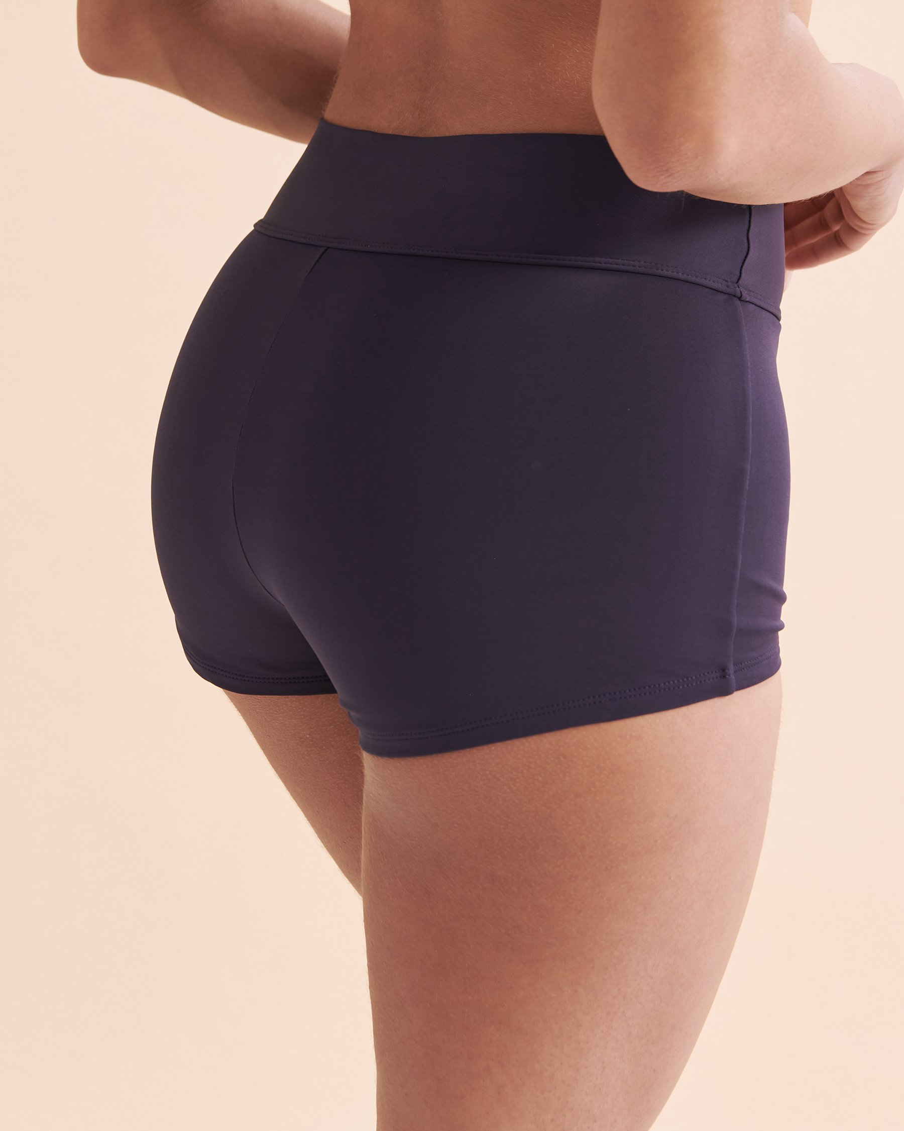 NAUTICA Core Boyshort Bikini Bottom Deep Sea Blue 8LB302A - View3