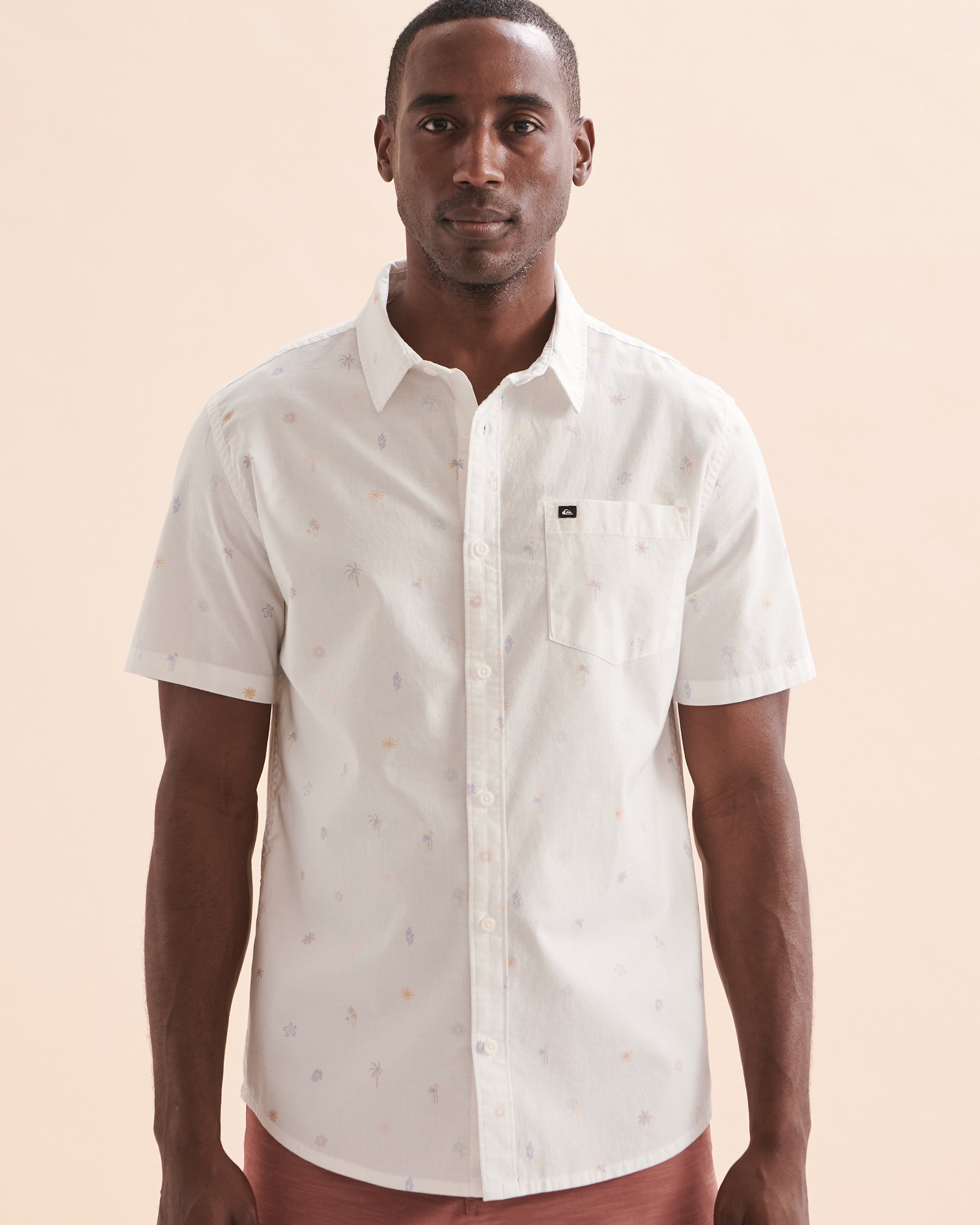 QUIKSILVER Heat Wave Short Sleeve Shirt White AQYWT03299 - View4