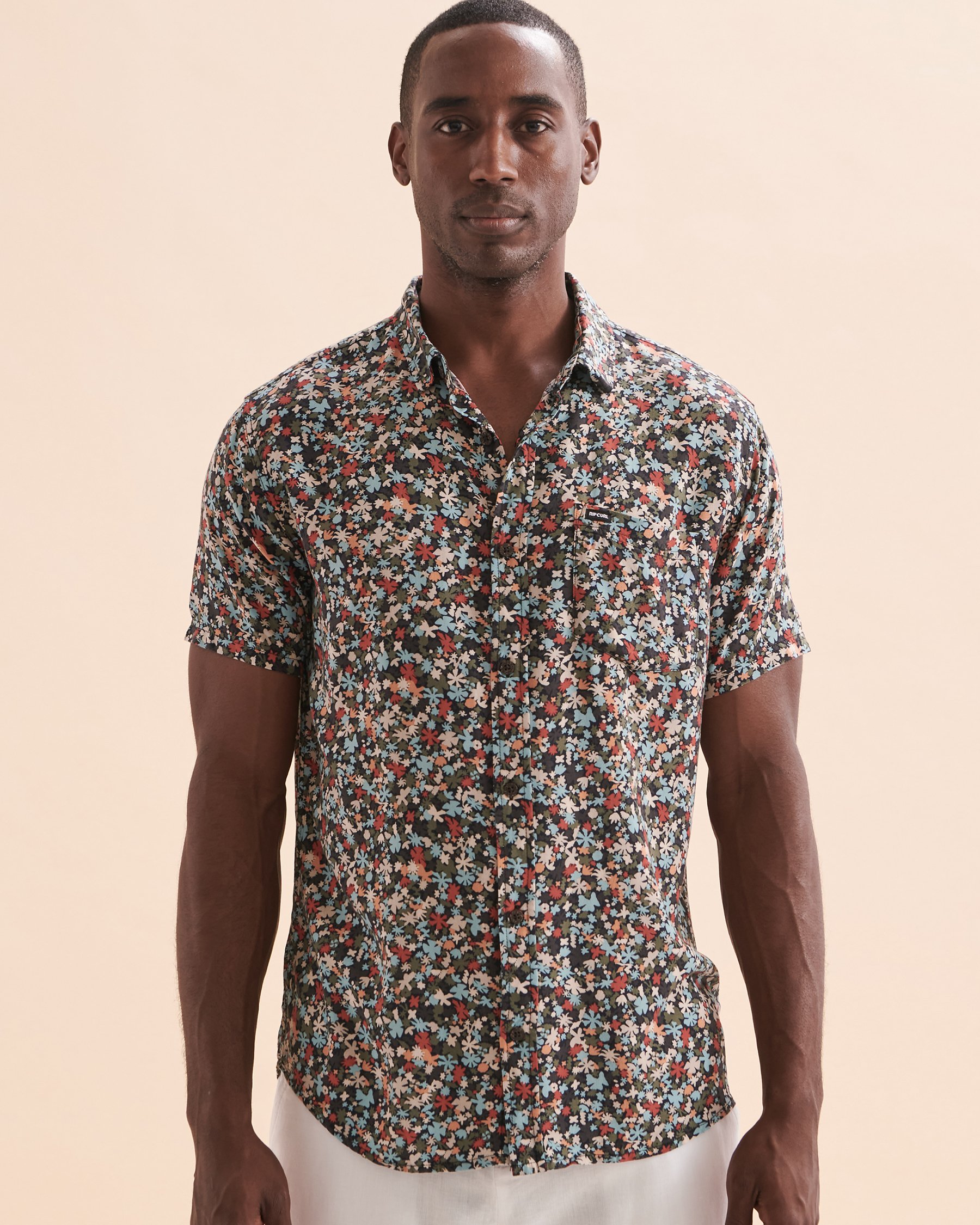 RIP CURL Chemise à manches courtes Party Pack Bleu foncé 02TMSH - Voir4