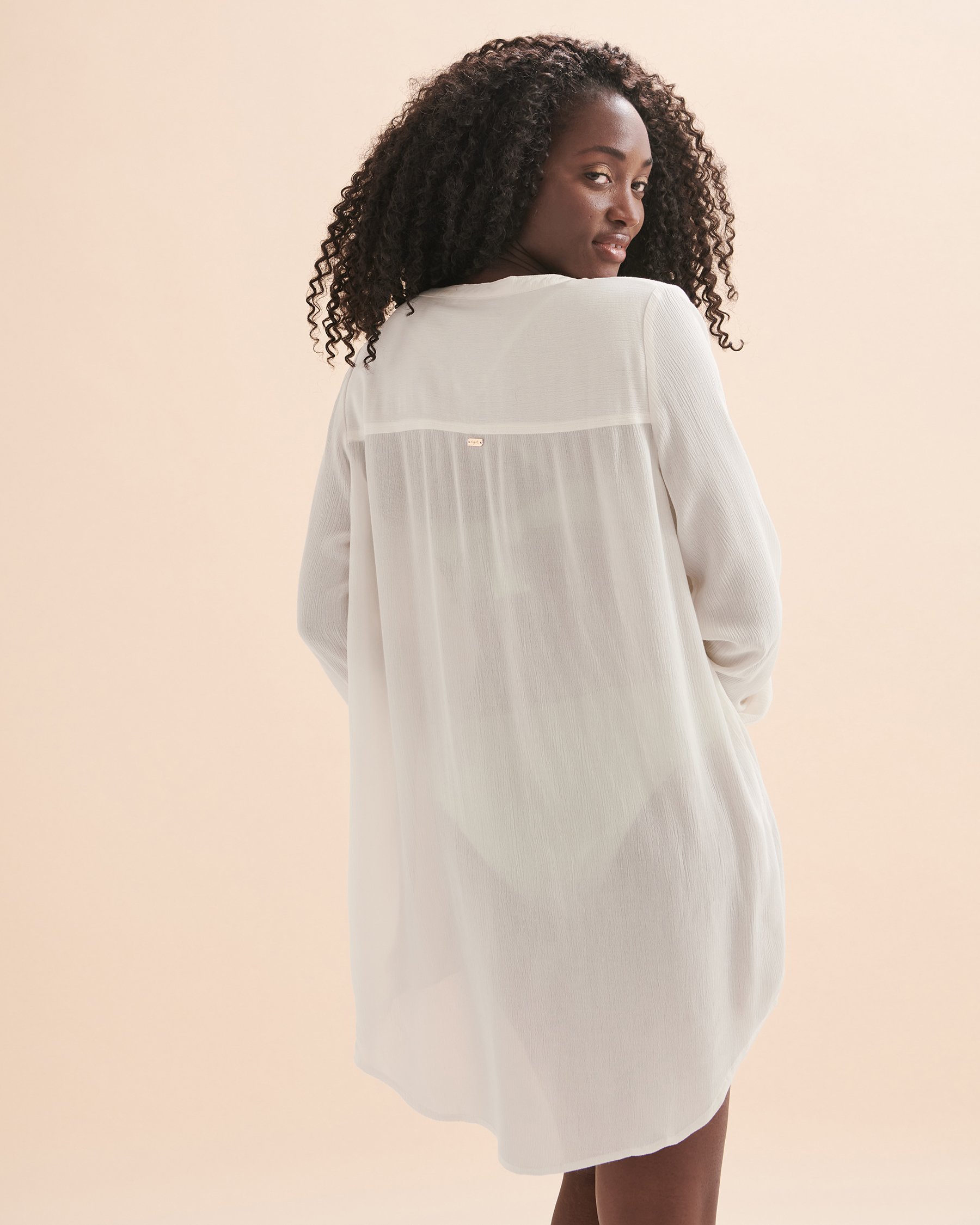 TROPIK Roll-up Sleeve Shirt White 02100020 - View6