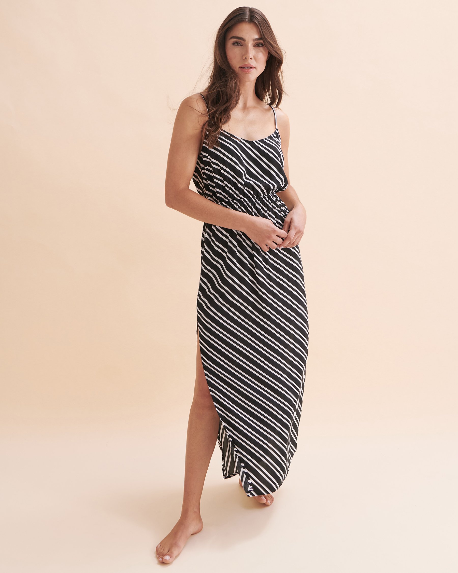 TROPIK Stripes Maxi Dress Diagonal Stripe 02300110 - View4