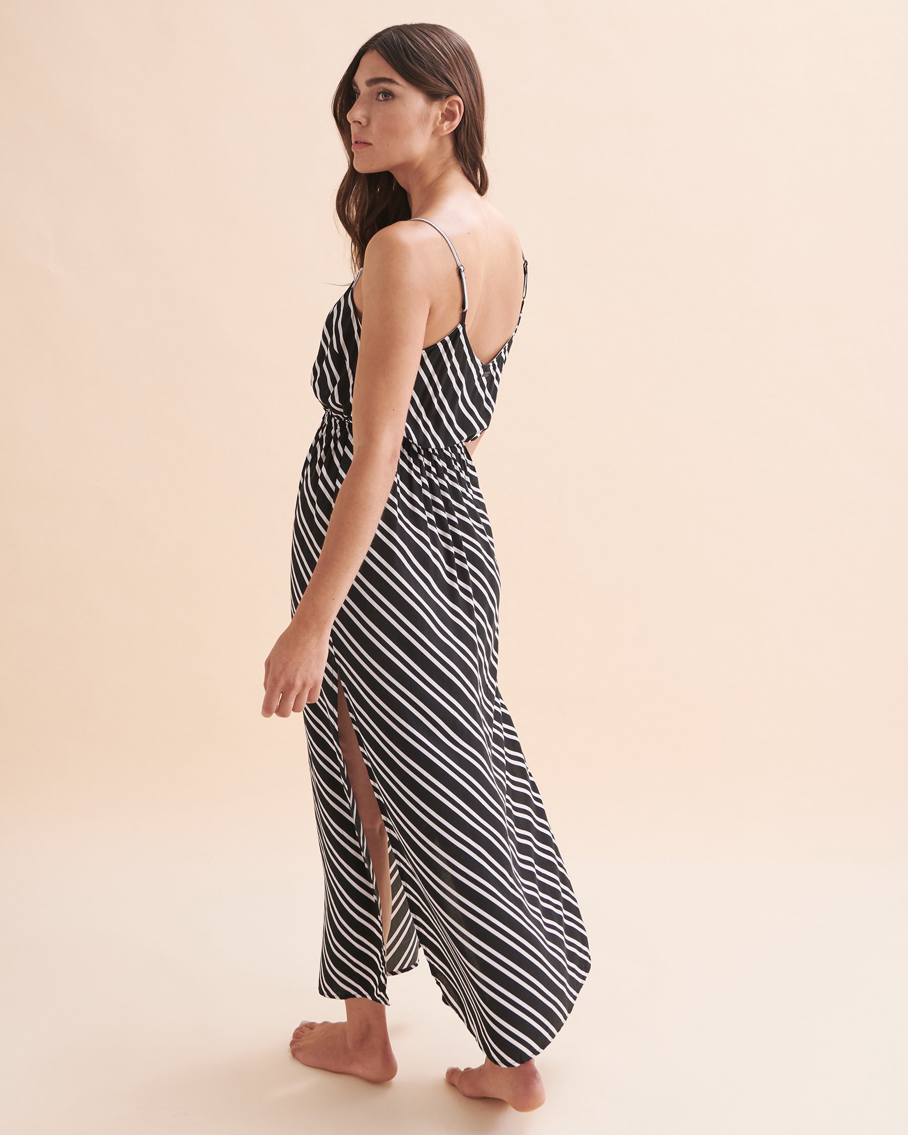 TROPIK Stripes Maxi Dress Diagonal Stripe 02300110 - View5