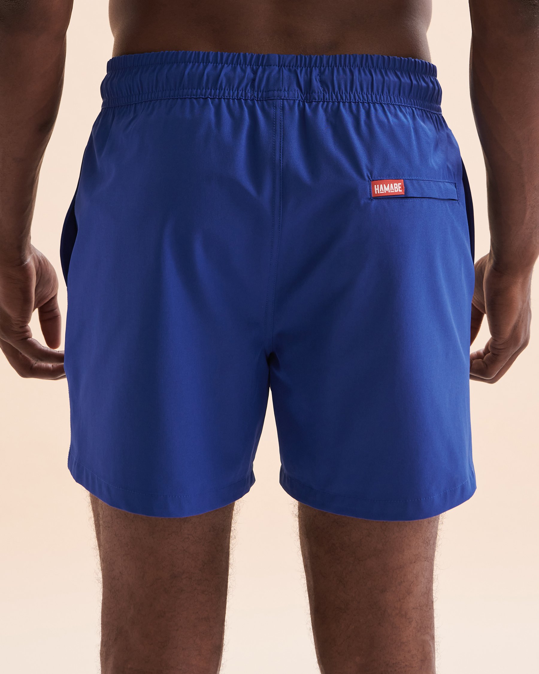 HAMABE Volley Swimsuit Azure Blue 03100023 - View4