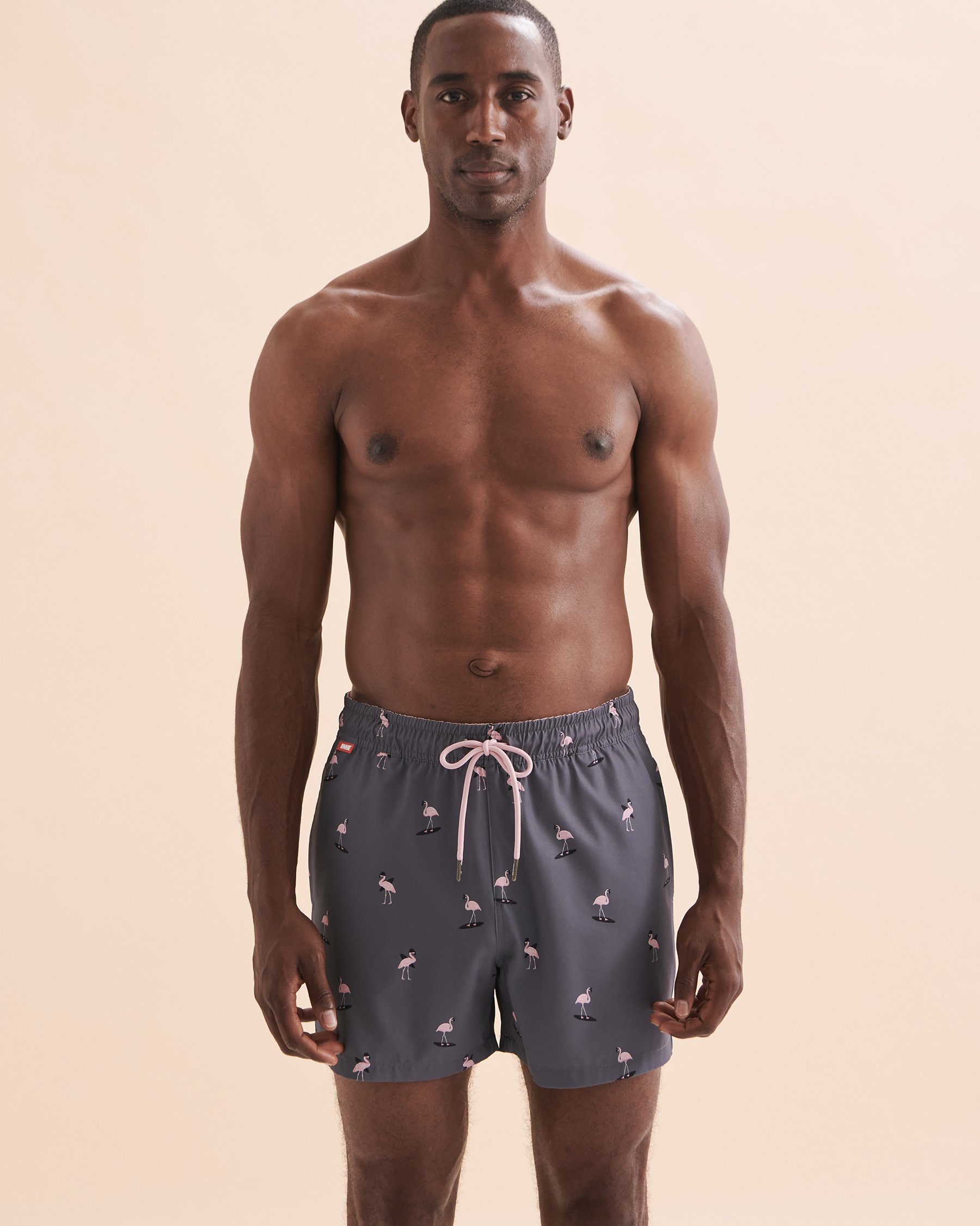 HAMABE Volley Swimsuit Surfin flamingos 03100024 - View5