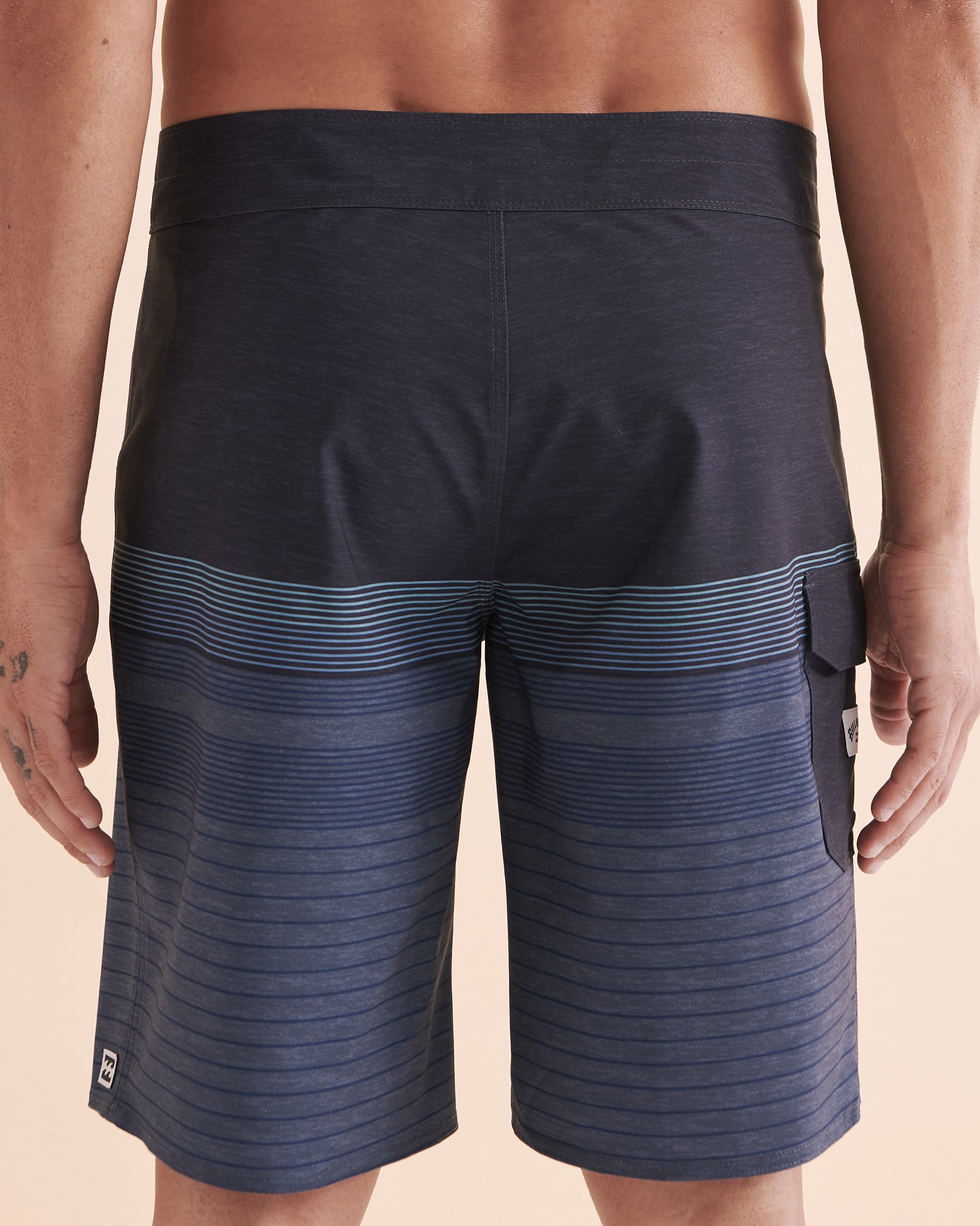 BILLABONG All Day Heather Strip Pro Boardshort Swimsuit Navy ABYBS00477 - View3