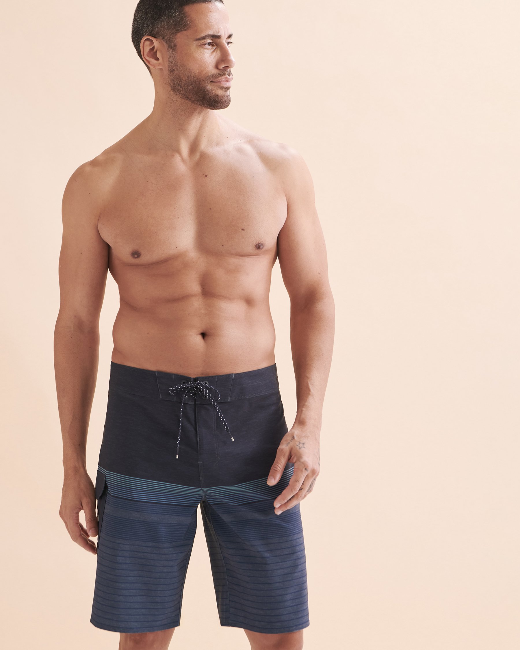 BILLABONG All Day Heather Strip Pro Boardshort Swimsuit Navy ABYBS00477 - View5