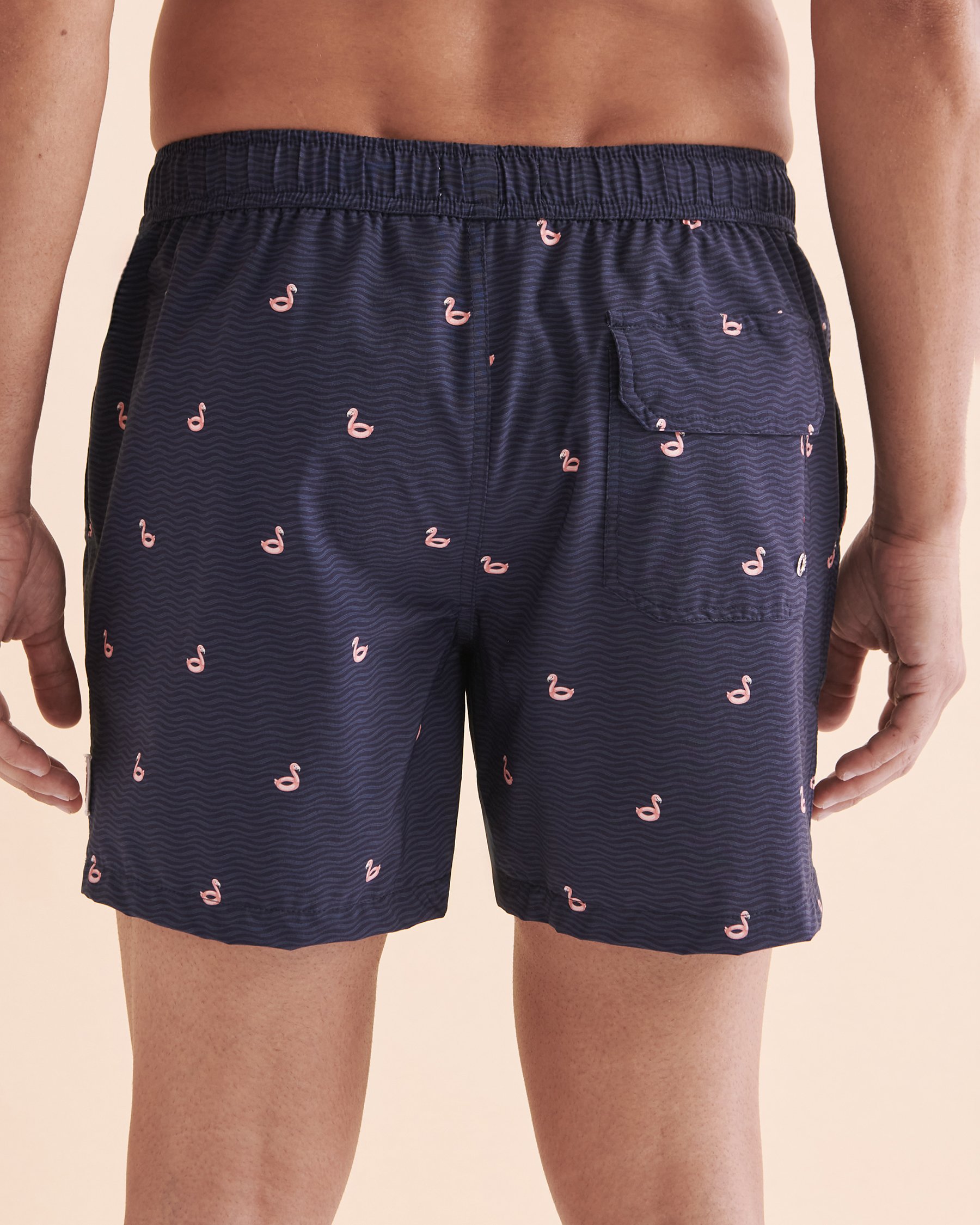 PUBLIC BEACH Aruba Volley Swimsuit Navy PB6619BIK - View3