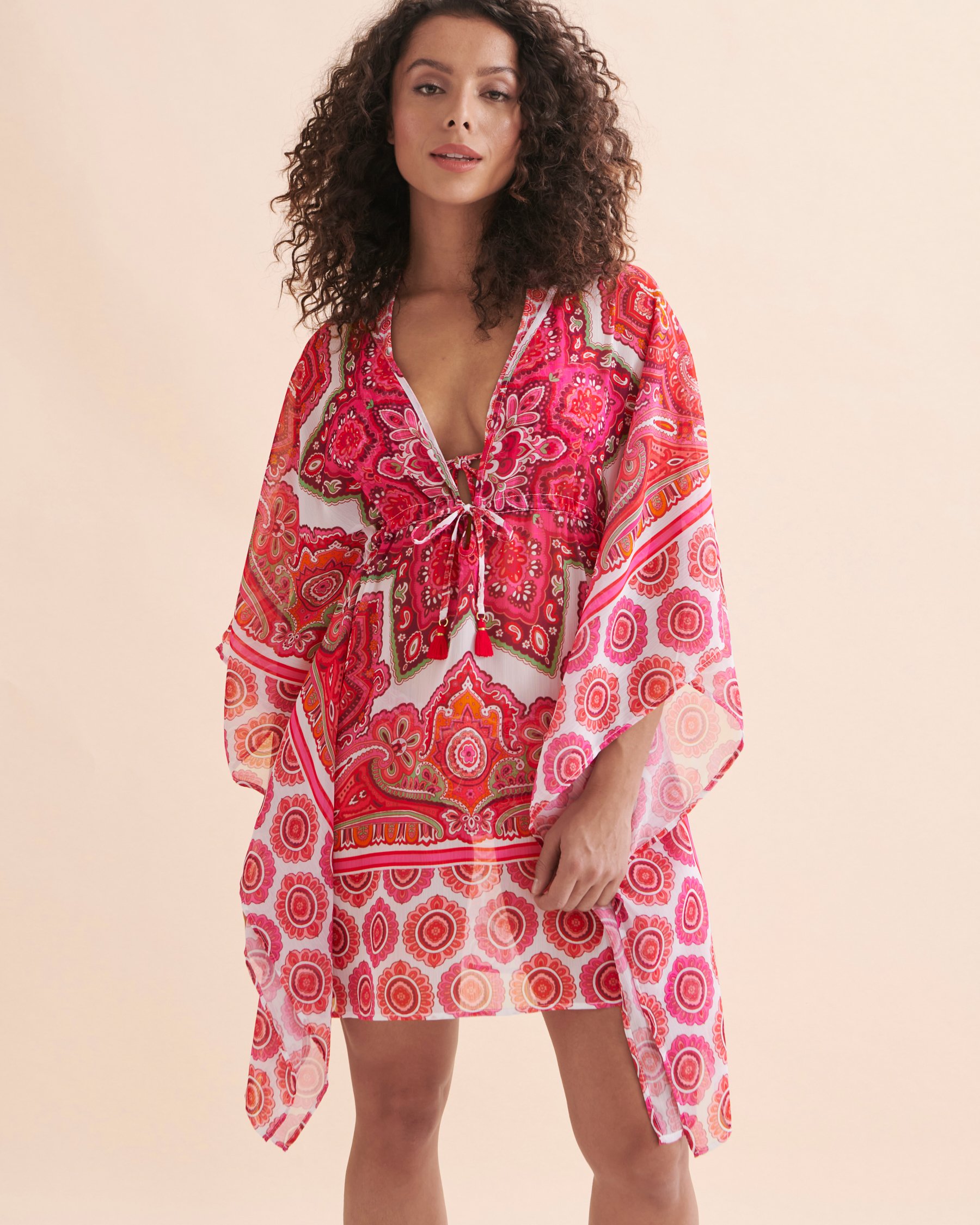 BLEU ROD BEATTIE Caftan Coastal Cool Imprimé bohème RBCC24802 - View5