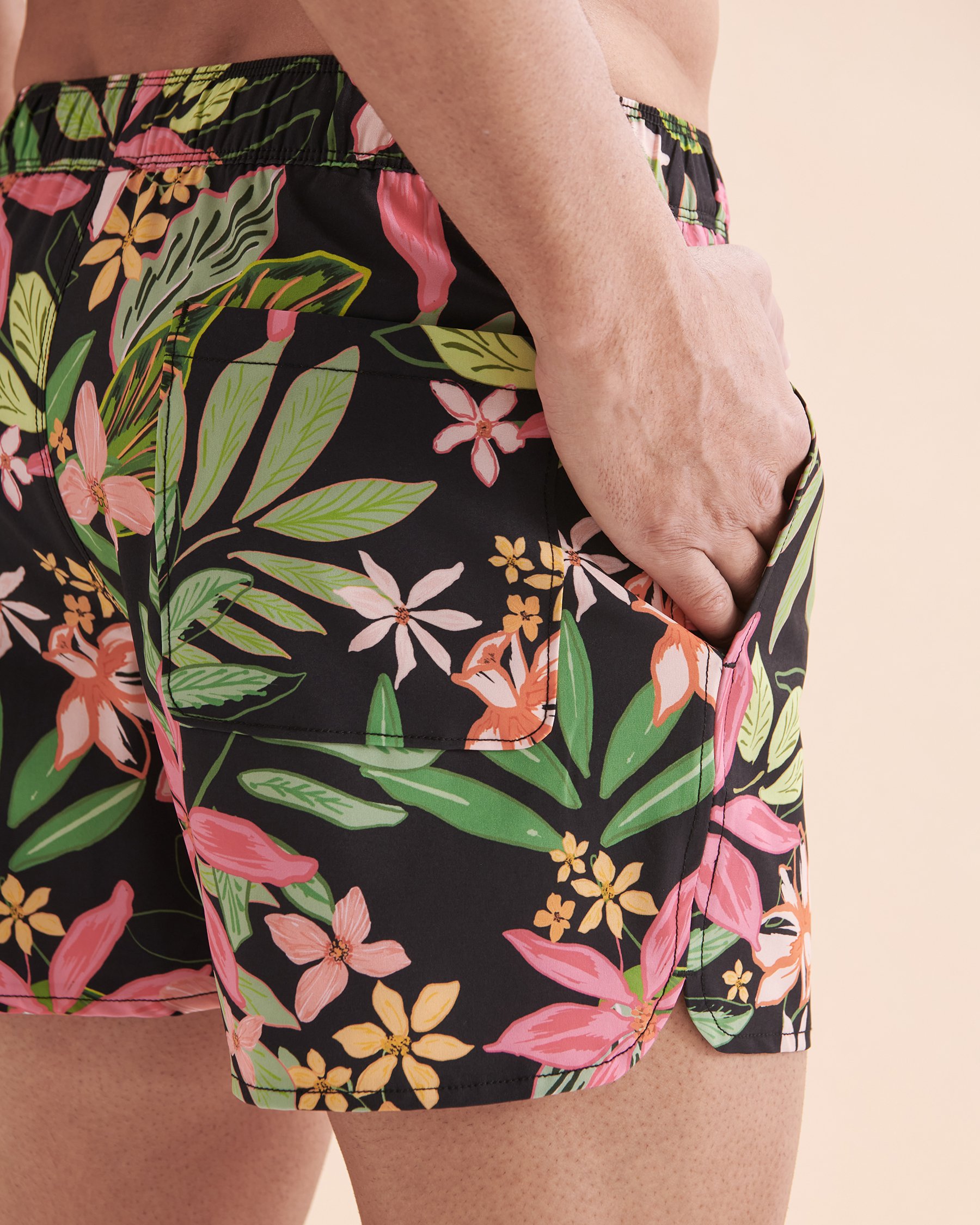 EVERYDAY SUNDAY Maillot volley Retro Neon Vibes Feuilles tropicales neons ESBEAM02793 - View4